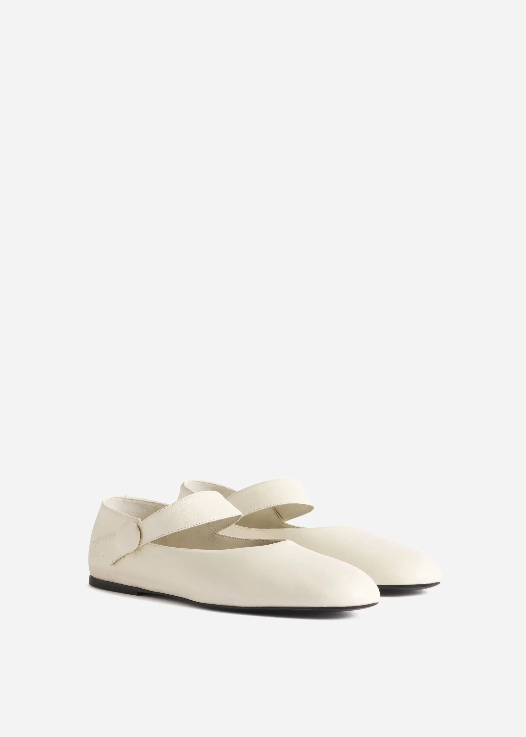 Mary Jane Ballerina Flat in Ivory sold by CO product image thumbnail 2