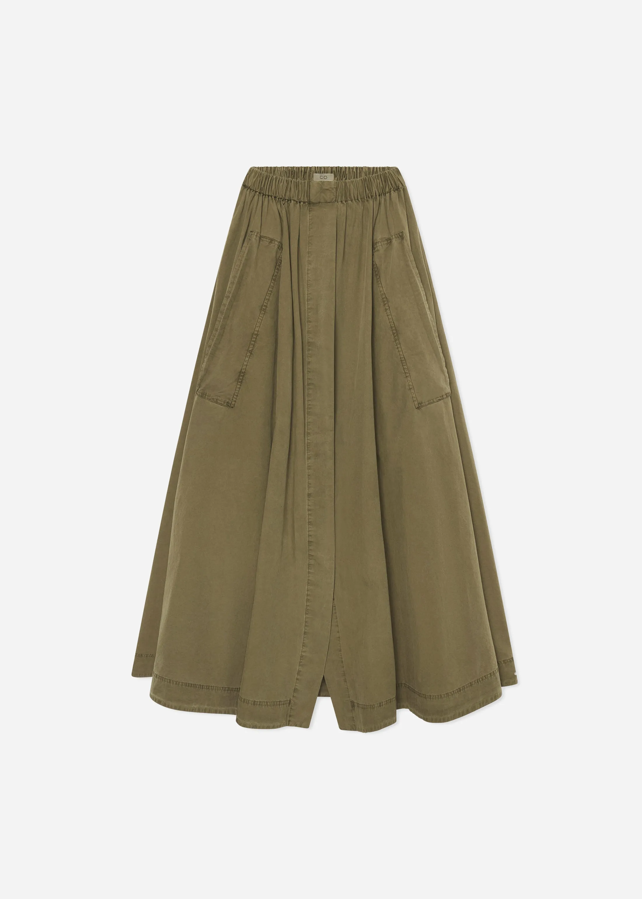 Parachute Skirt in Cotton Twill - Olive sold by CO product image thumbnail 4