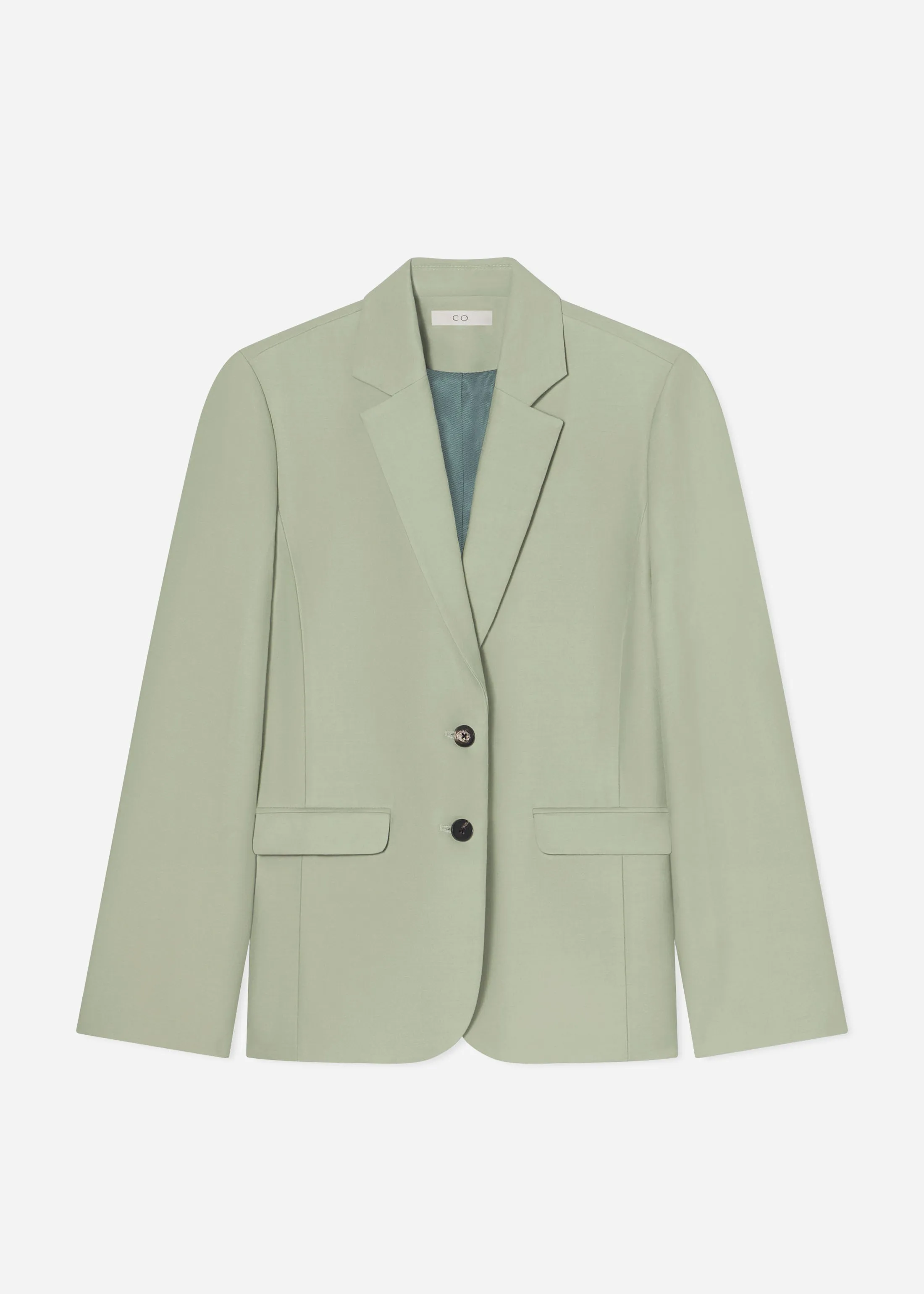 Structured Single-Breasted Blazer - Tea sold by CO product image thumbnail 5