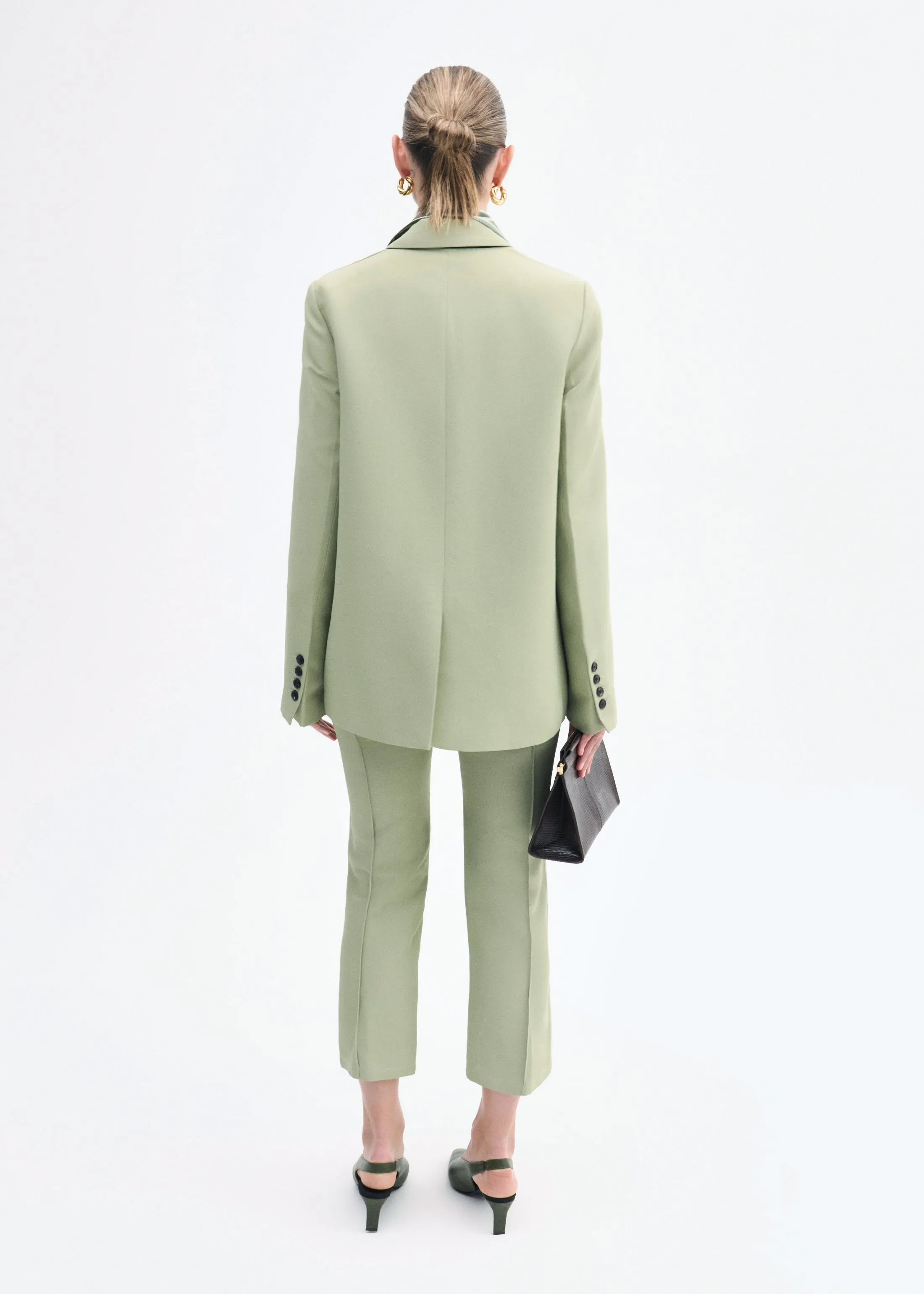 Structured Single-Breasted Blazer - Tea sold by CO product image thumbnail 2