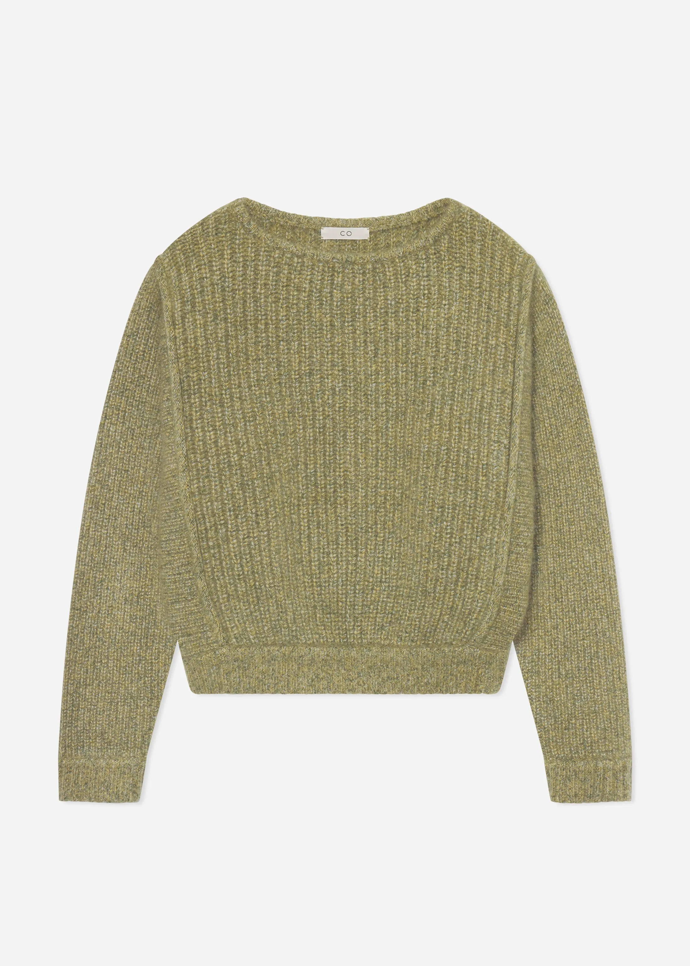 Batwing Sweater in Silk Cashmere - Mossy sold by CO product image thumbnail 4