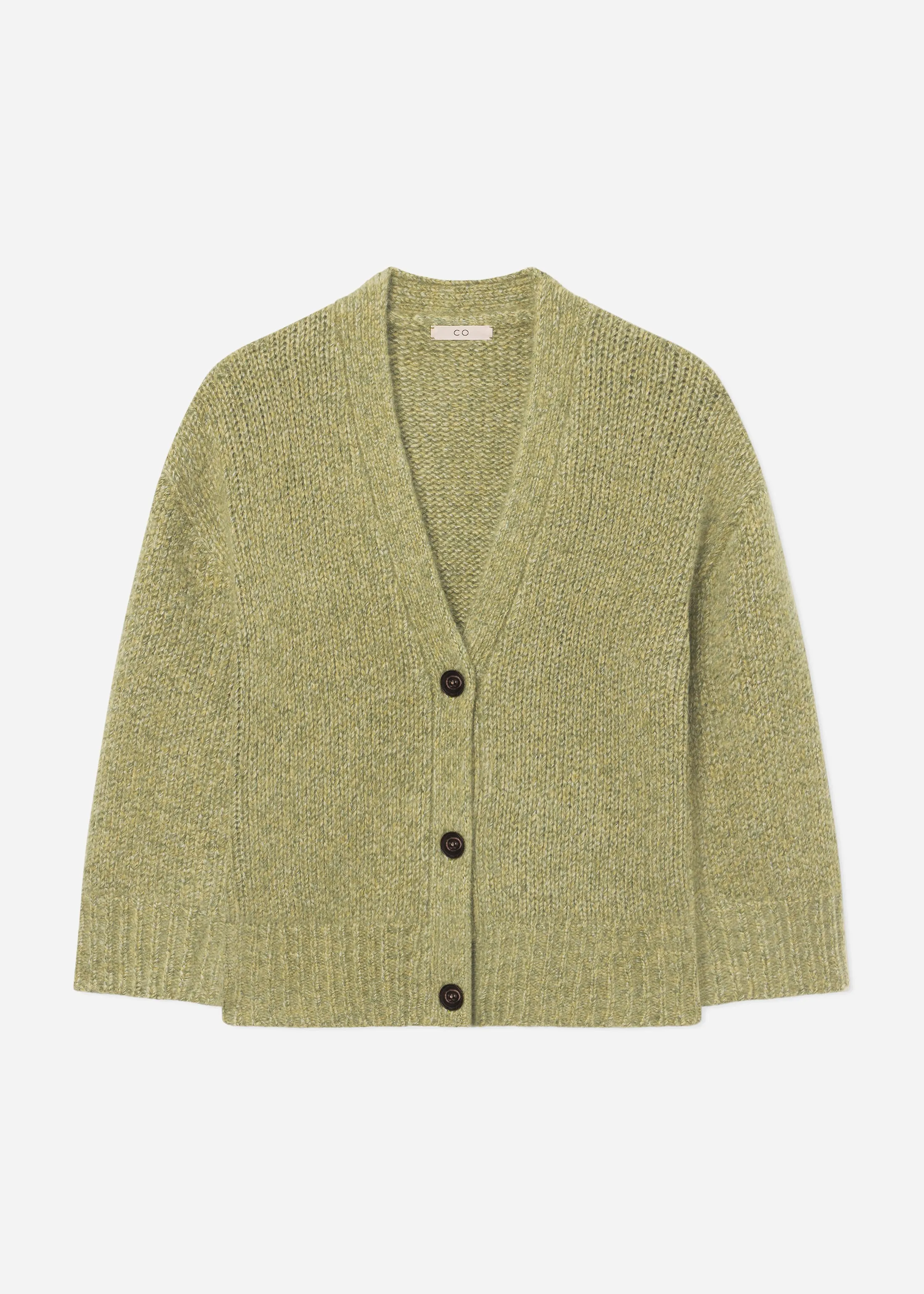 Boyfriend Cardigan in Cashmere - Mossy sold by CO product image thumbnail 4