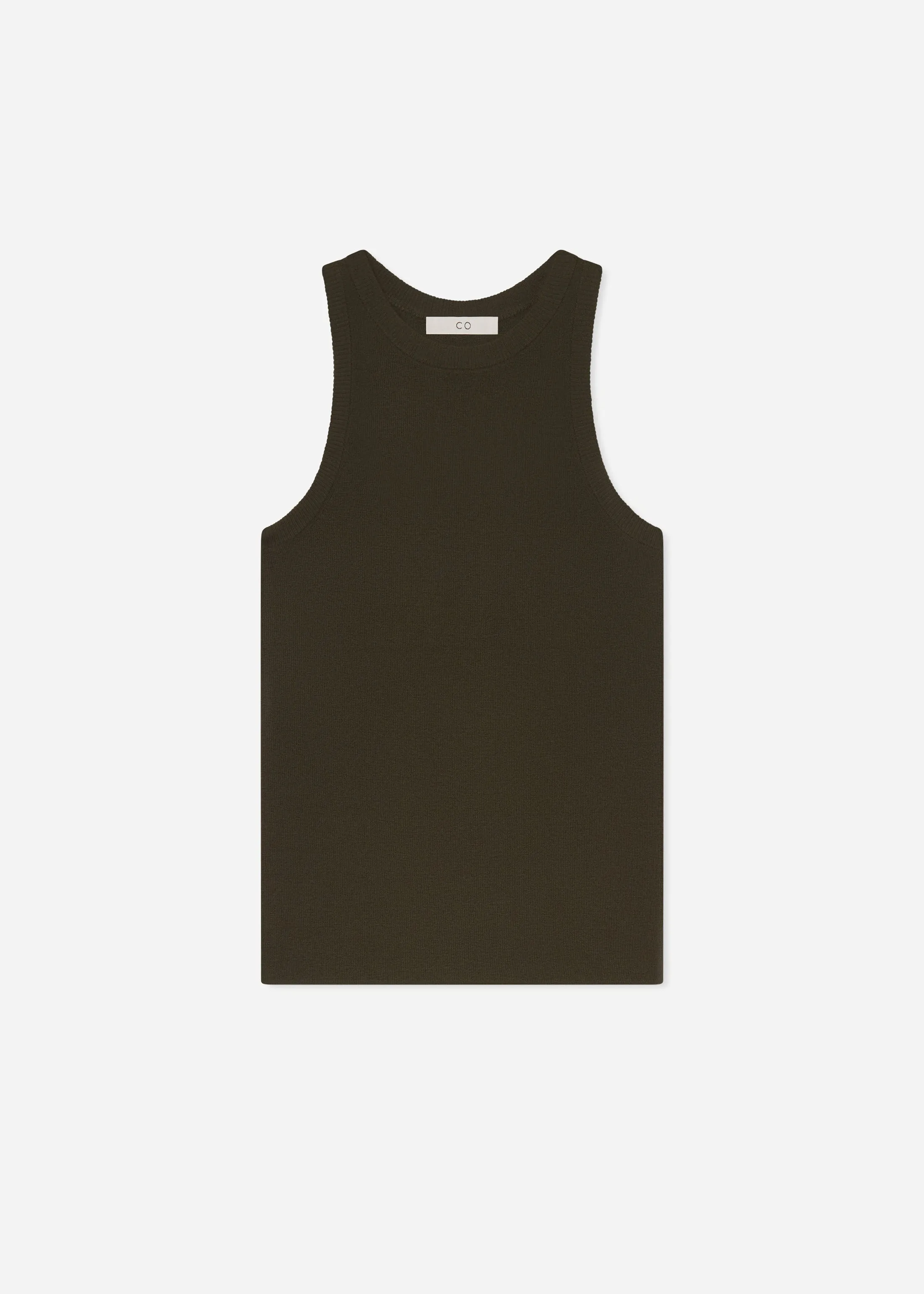 Sporty Tank in Fine Cashmere - Olive sold by CO product image thumbnail 5
