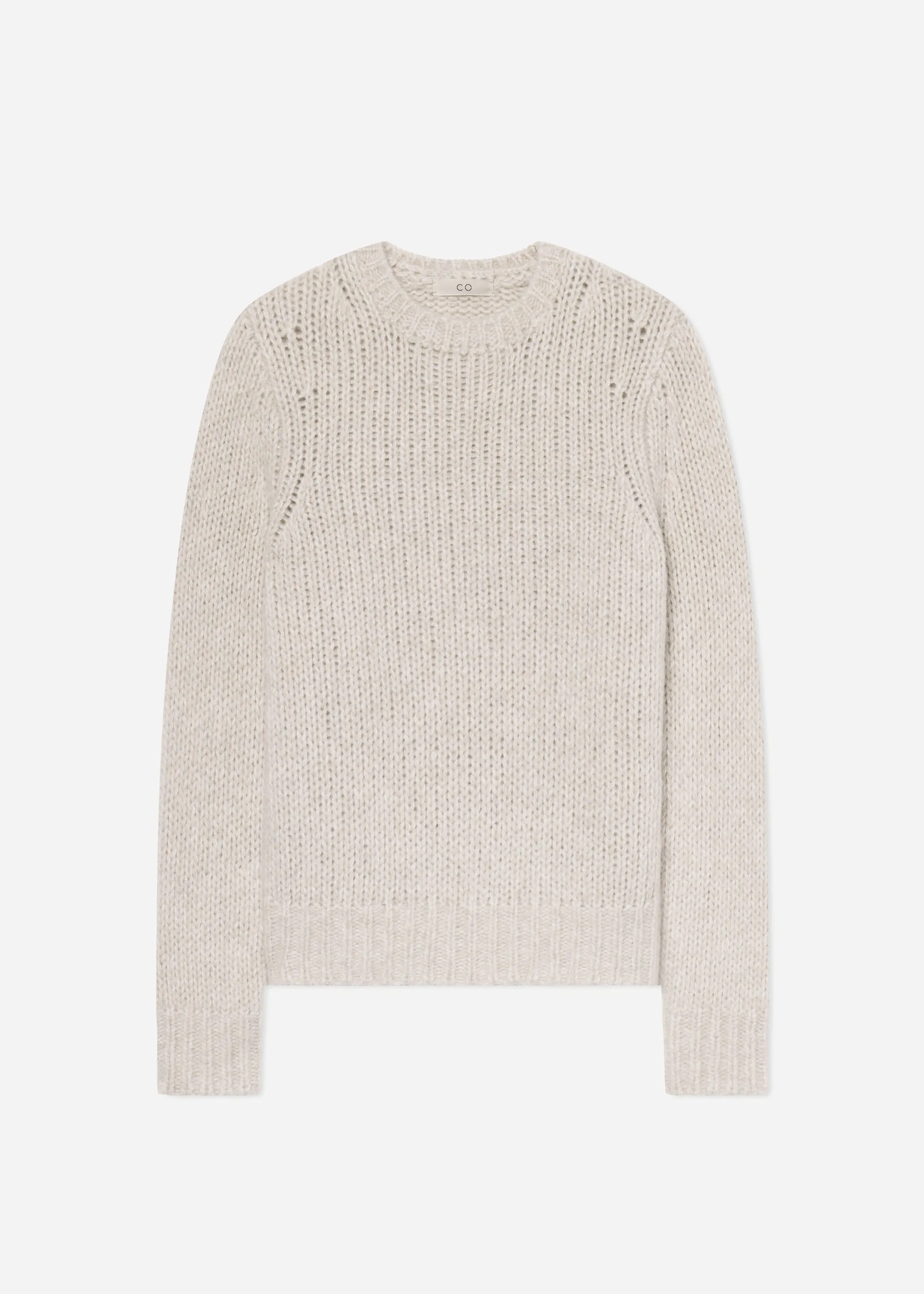 Fitted Crew Sweater in Cashmere Silk - Arctic sold by CO product image thumbnail 4