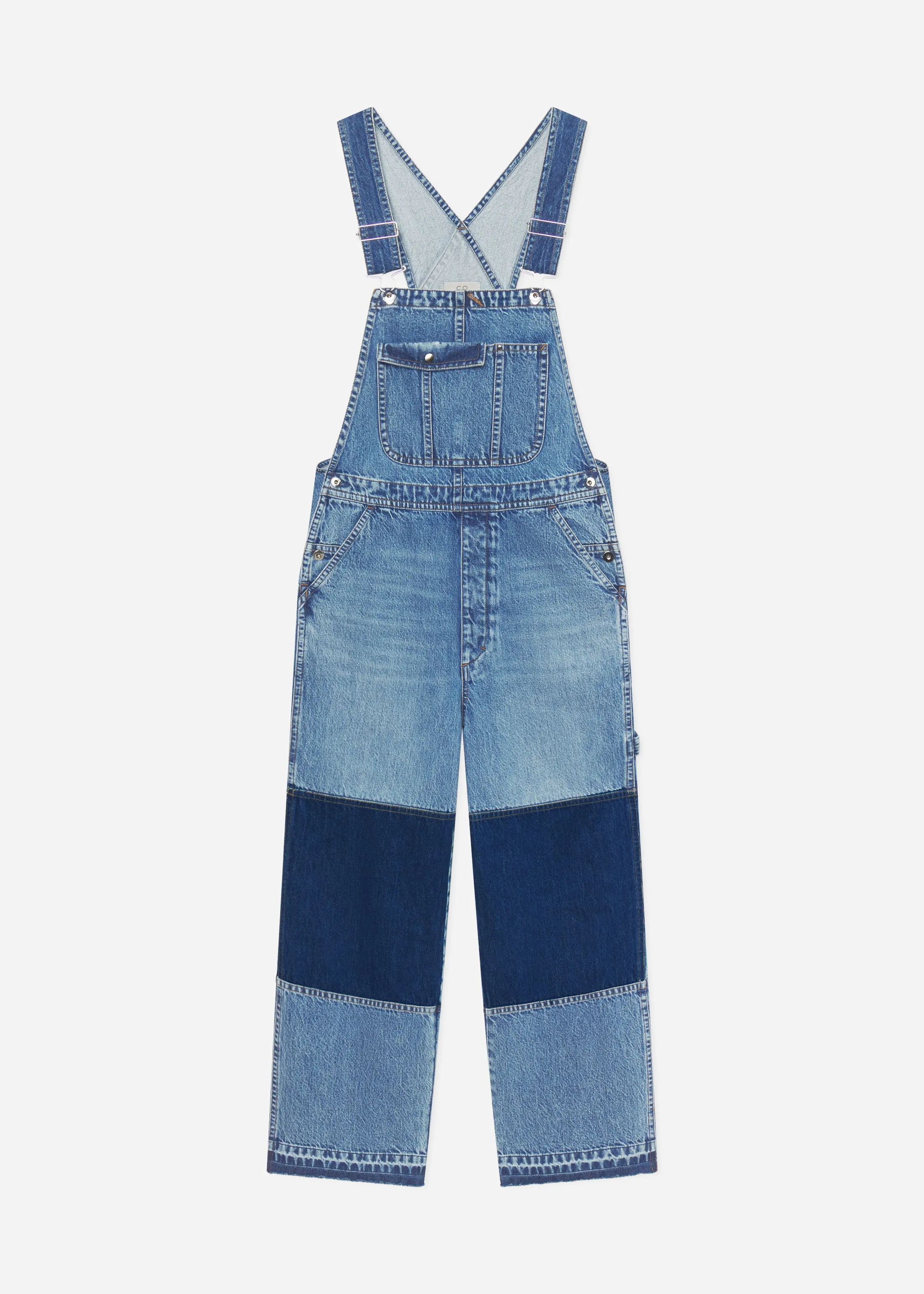 Patchwork Denim Overall - Indigo sold by CO product image thumbnail 4