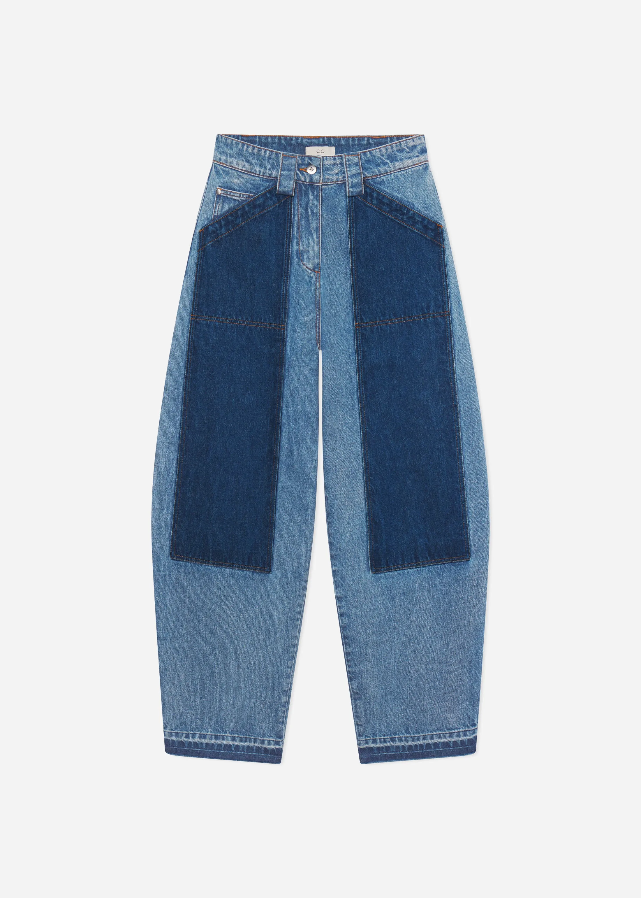 Patchwork Pant in Denim - Indigo sold by CO product image thumbnail 5