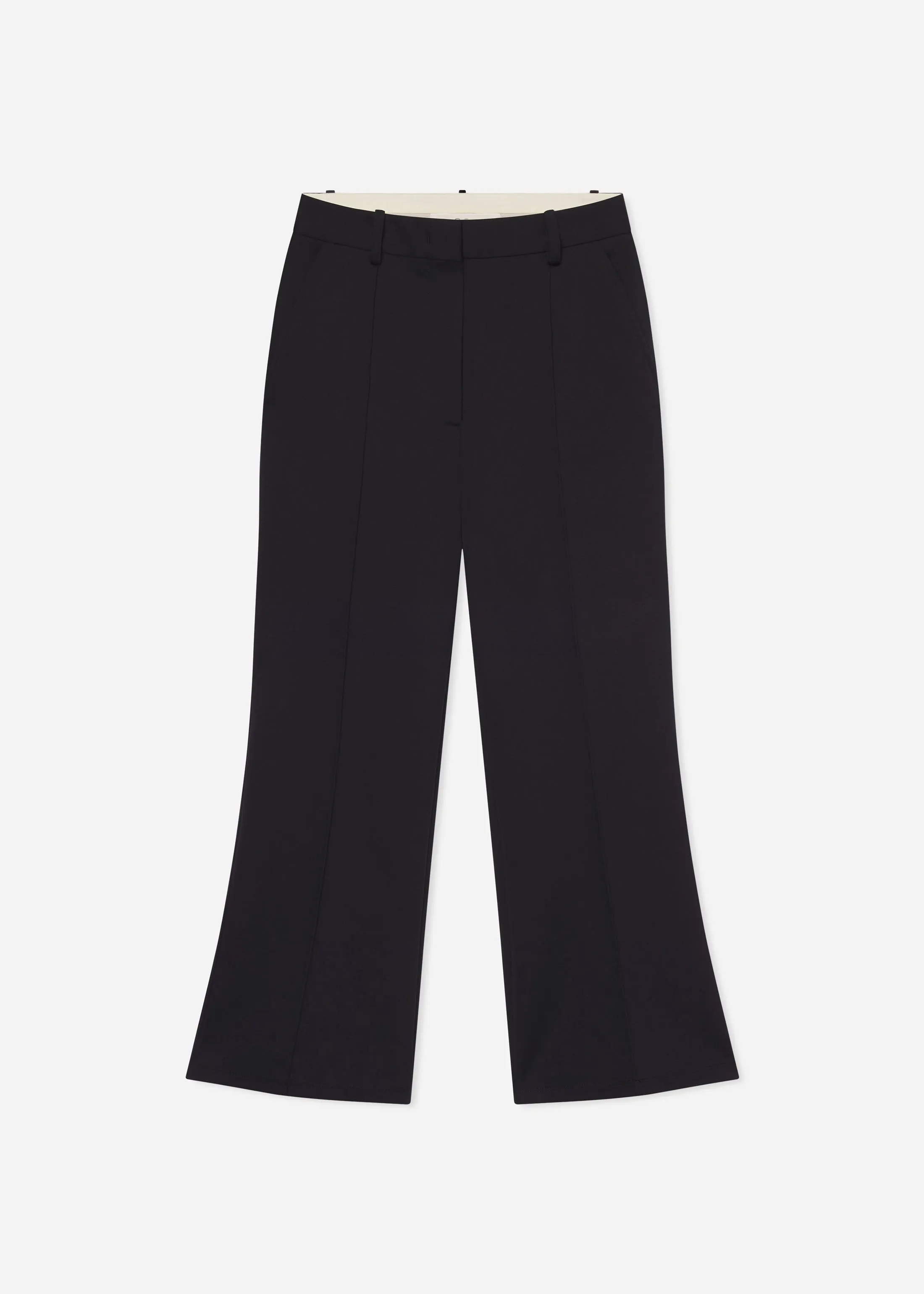 Cropped Flared Pant in Scuba - Black sold by CO product image thumbnail 4