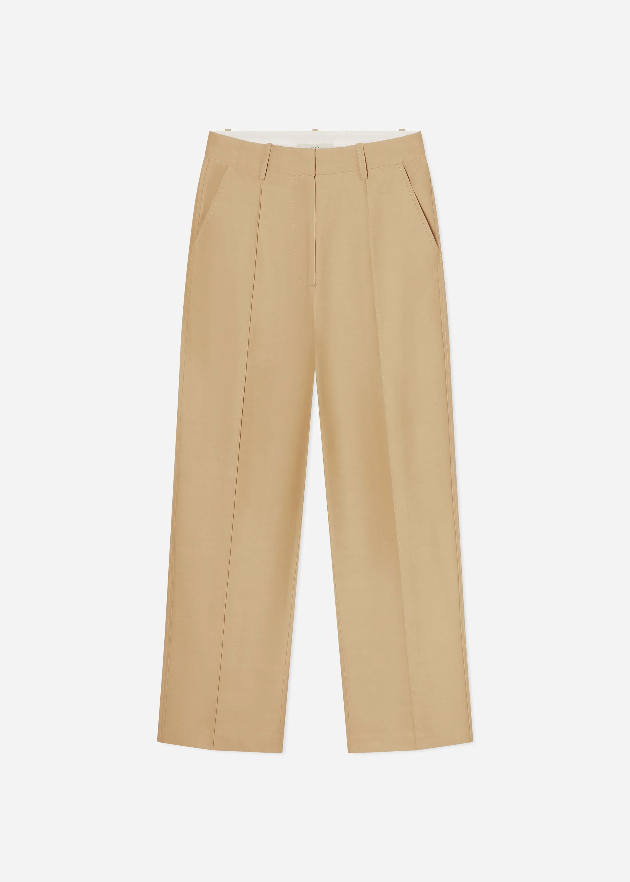 Straight Leg Trouser - Camel sold by CO product image thumbnail 5