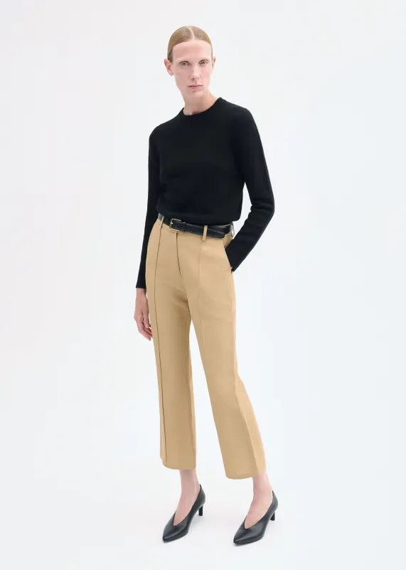 Cropped Flared Pant - Camel made by CO