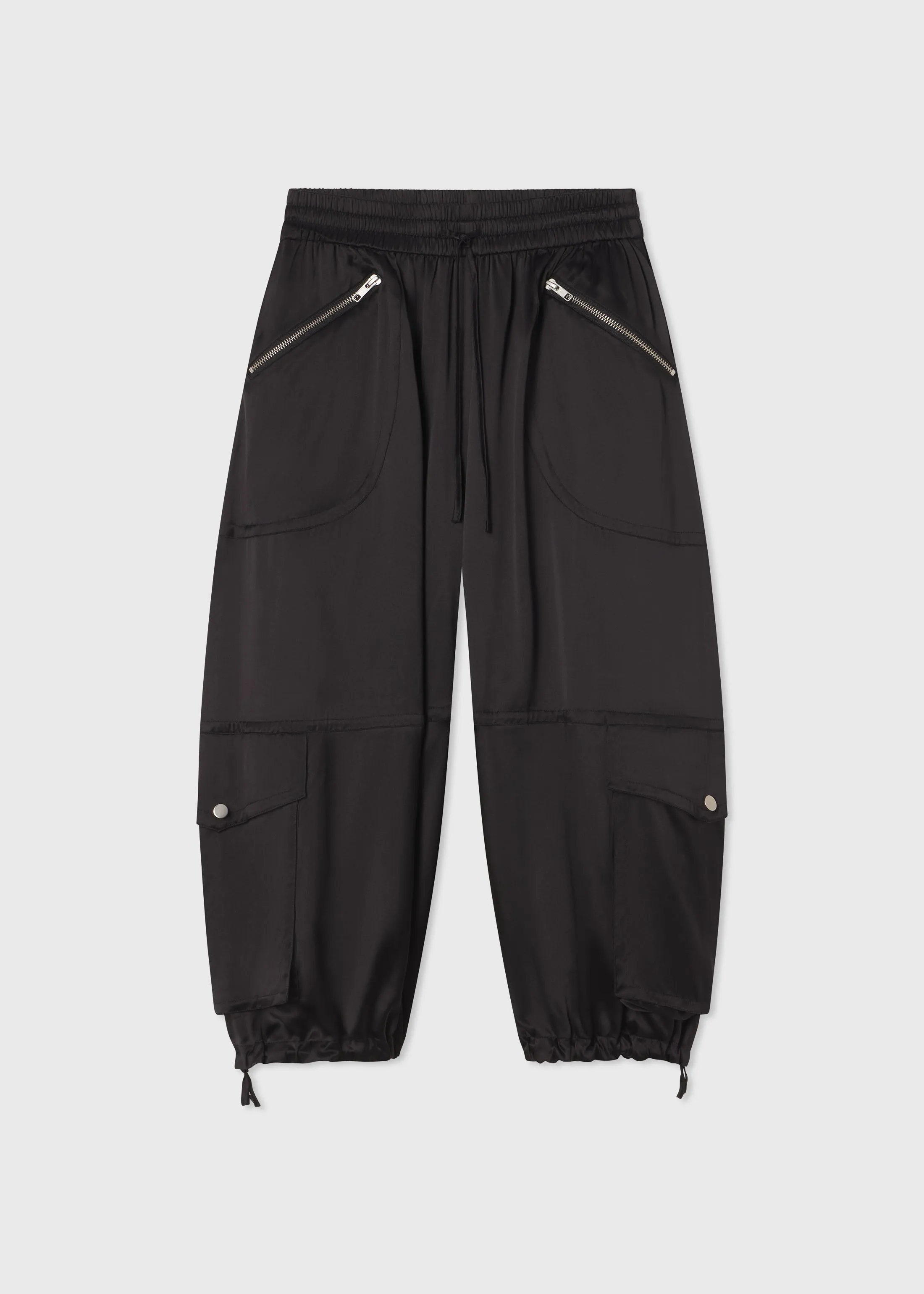 Braies Pant in Silk Charmeuse - Black sold by CO product image thumbnail 5