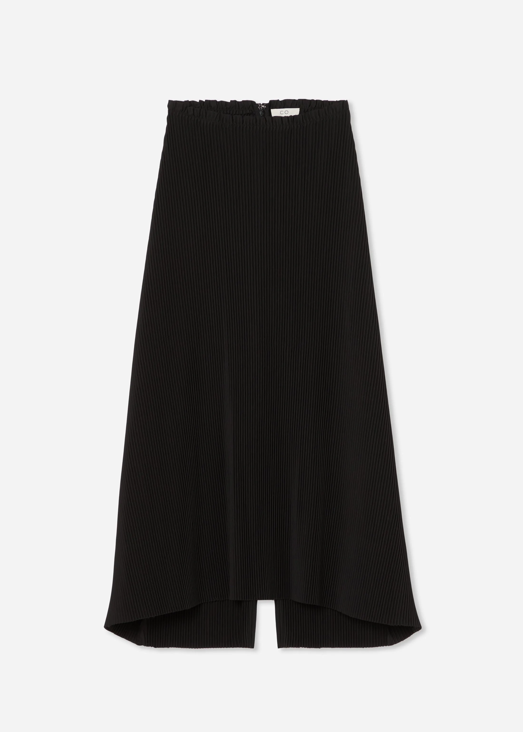 Midi Skirt in Plisse - Black sold by CO product image thumbnail 5