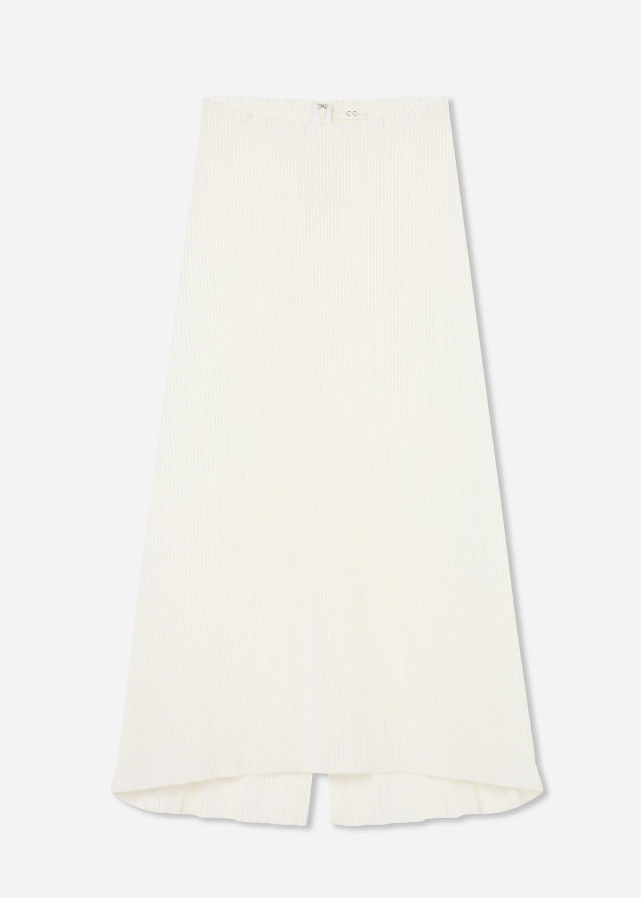 Midi Skirt in Plisse - Off White sold by CO product image thumbnail 4