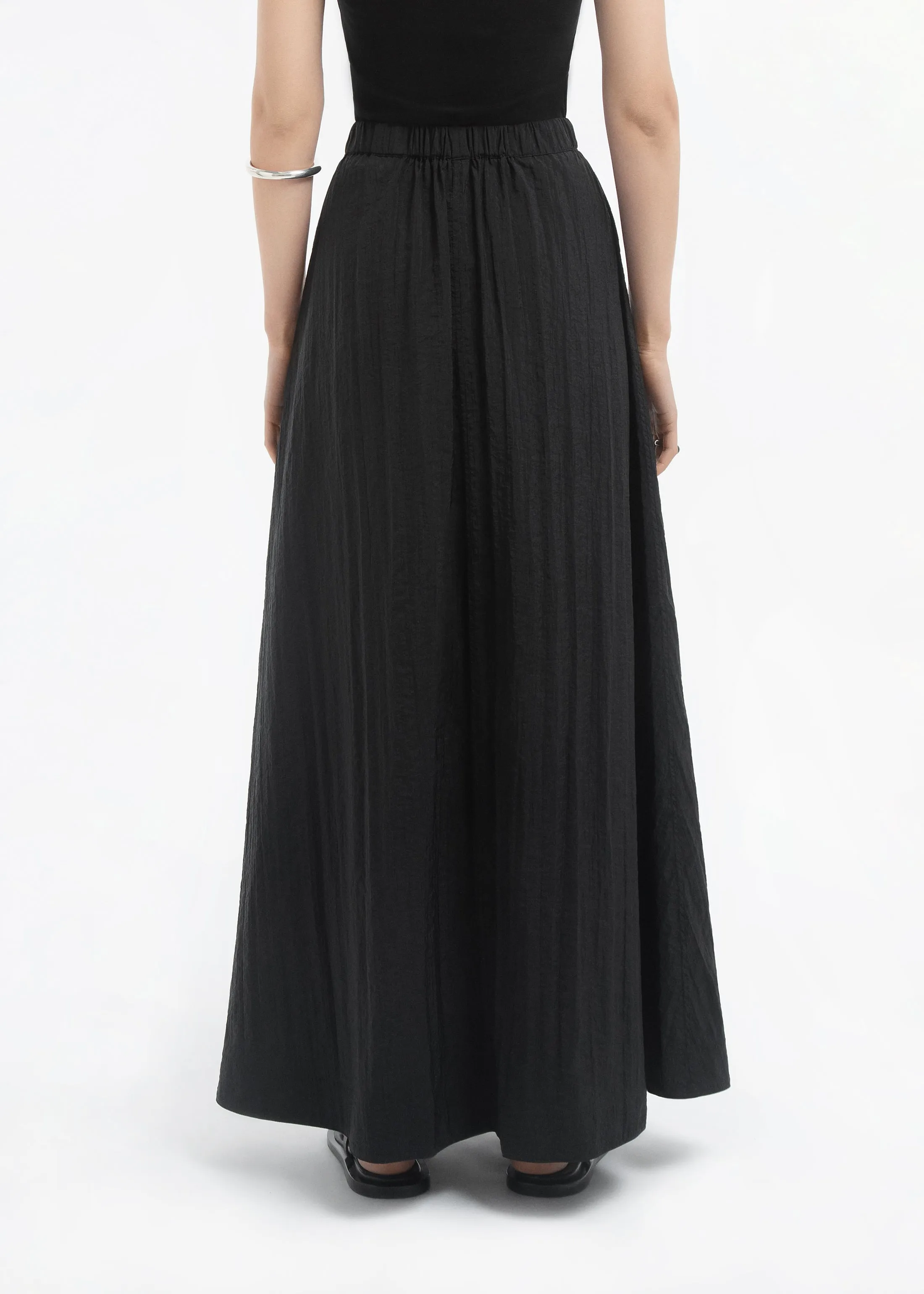 Parachute Skirt in Recycled Nylon - Black sold by CO product image thumbnail 3