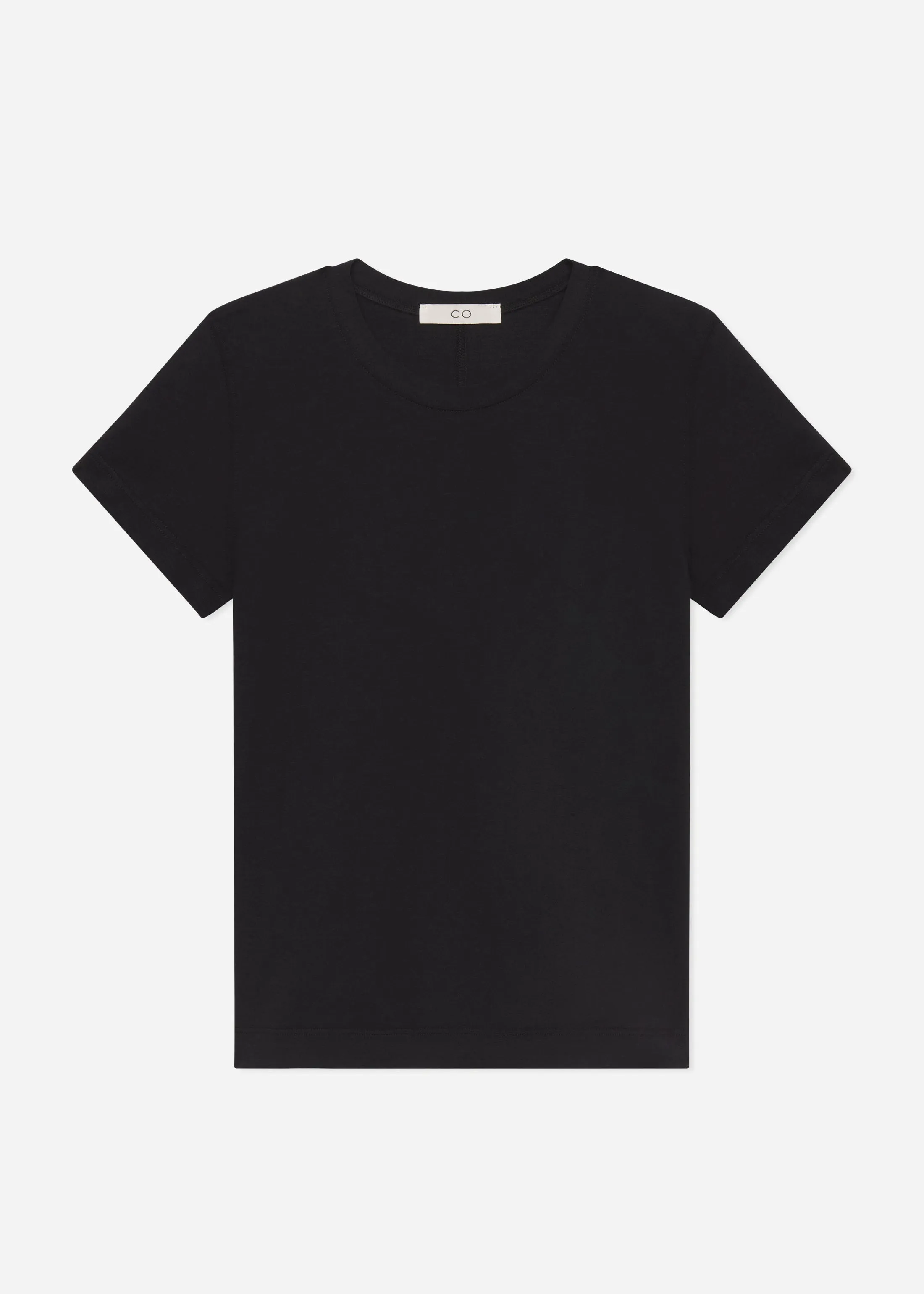 Fitted Tee in Cotton Jersey - Black sold by CO product image thumbnail 3