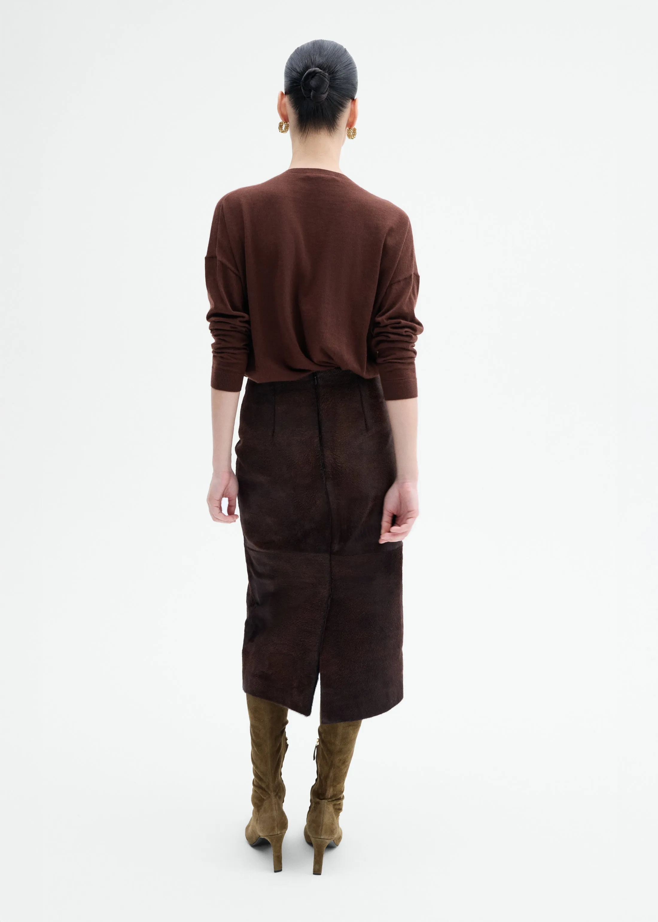 V-Neck Sweater in Fine Cashmere - Coco sold by CO product image thumbnail 2