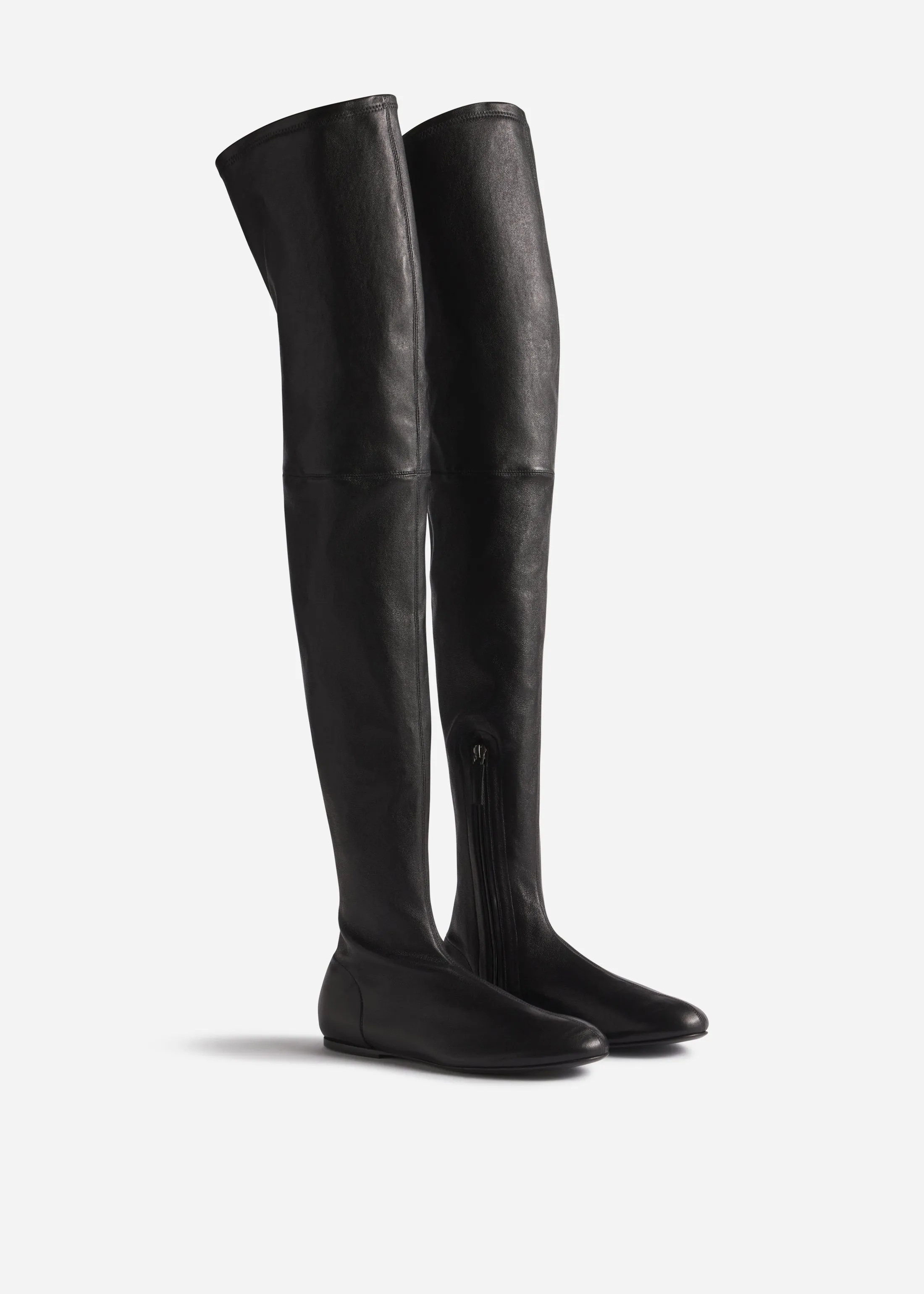 Leather Over-the-Knee Boot - Black sold by CO product image thumbnail 2