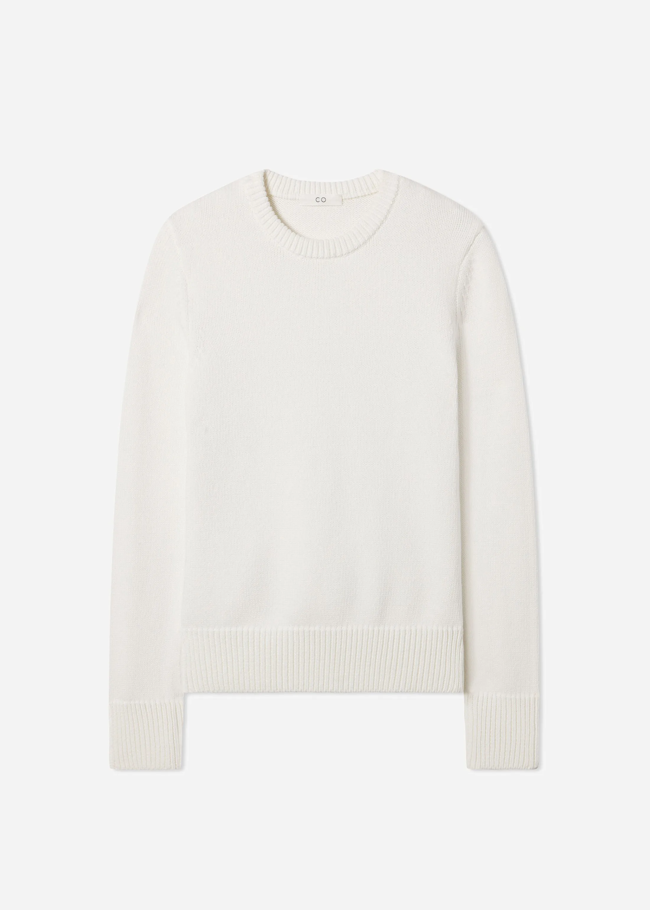 Crew Sweater in Cashmere - Wheat sold by CO product image thumbnail 5