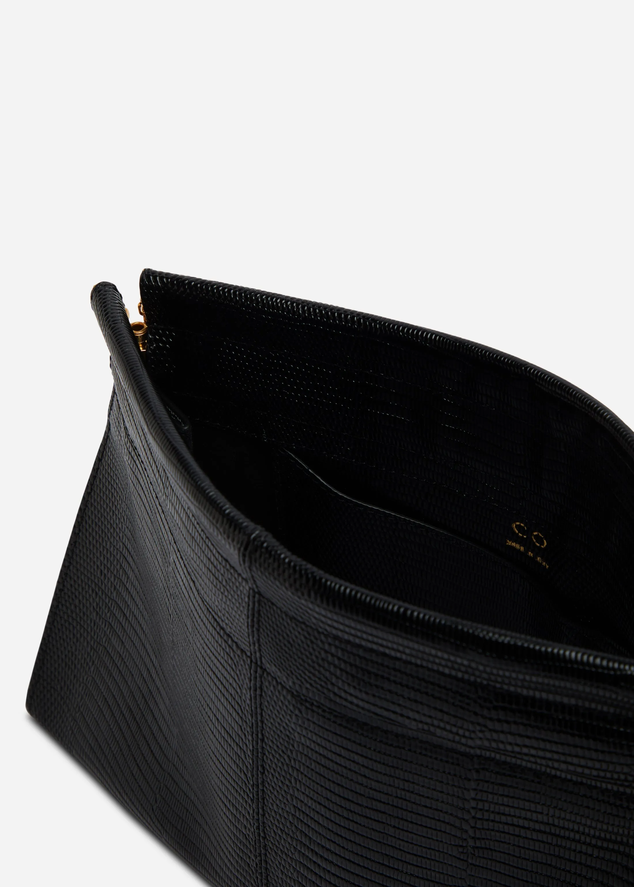 Small Leather Clutch with Chain - Black sold by CO product image thumbnail 4