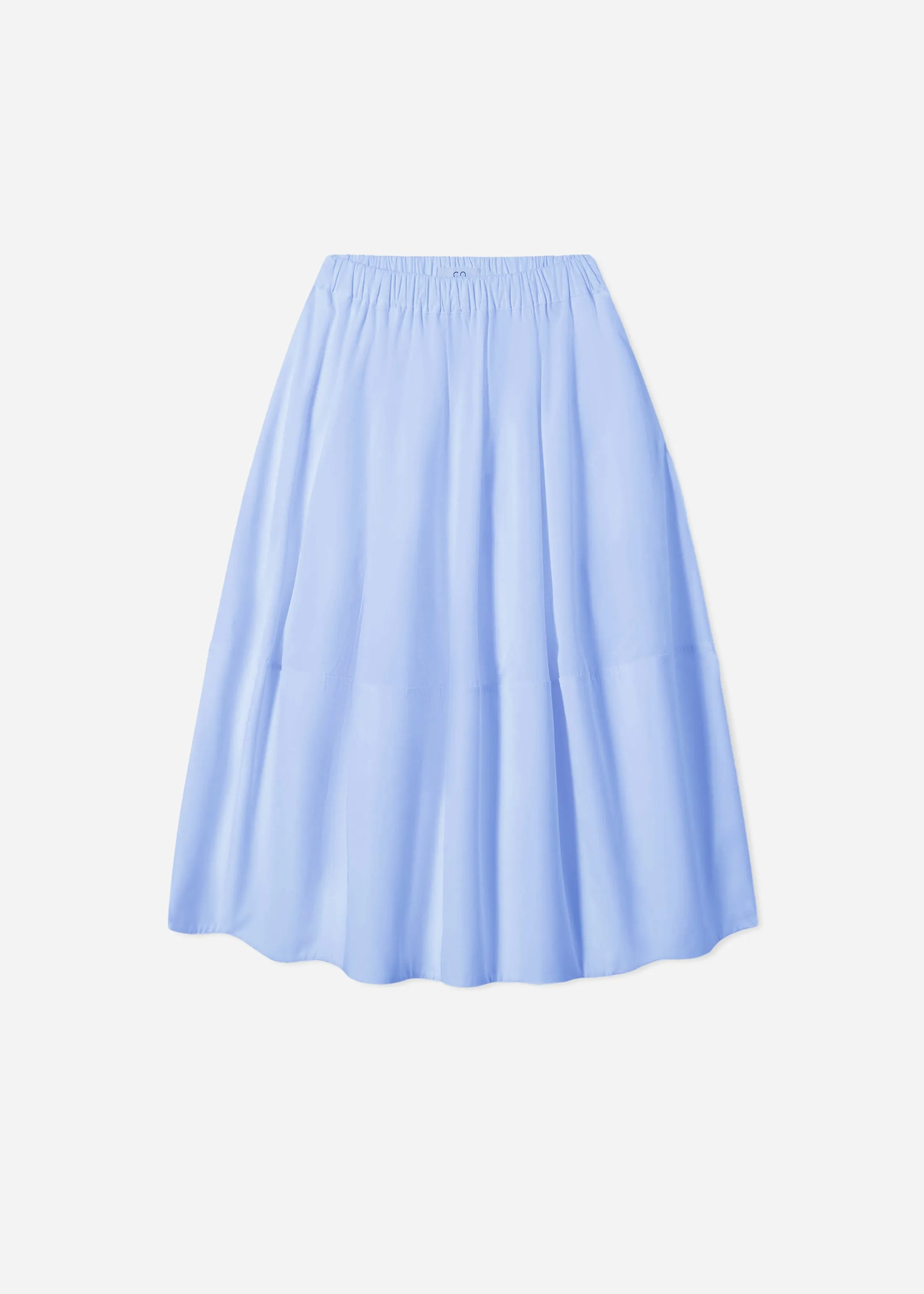Full Skirt in Cotton Poplin - Blue sold by CO product image thumbnail 4