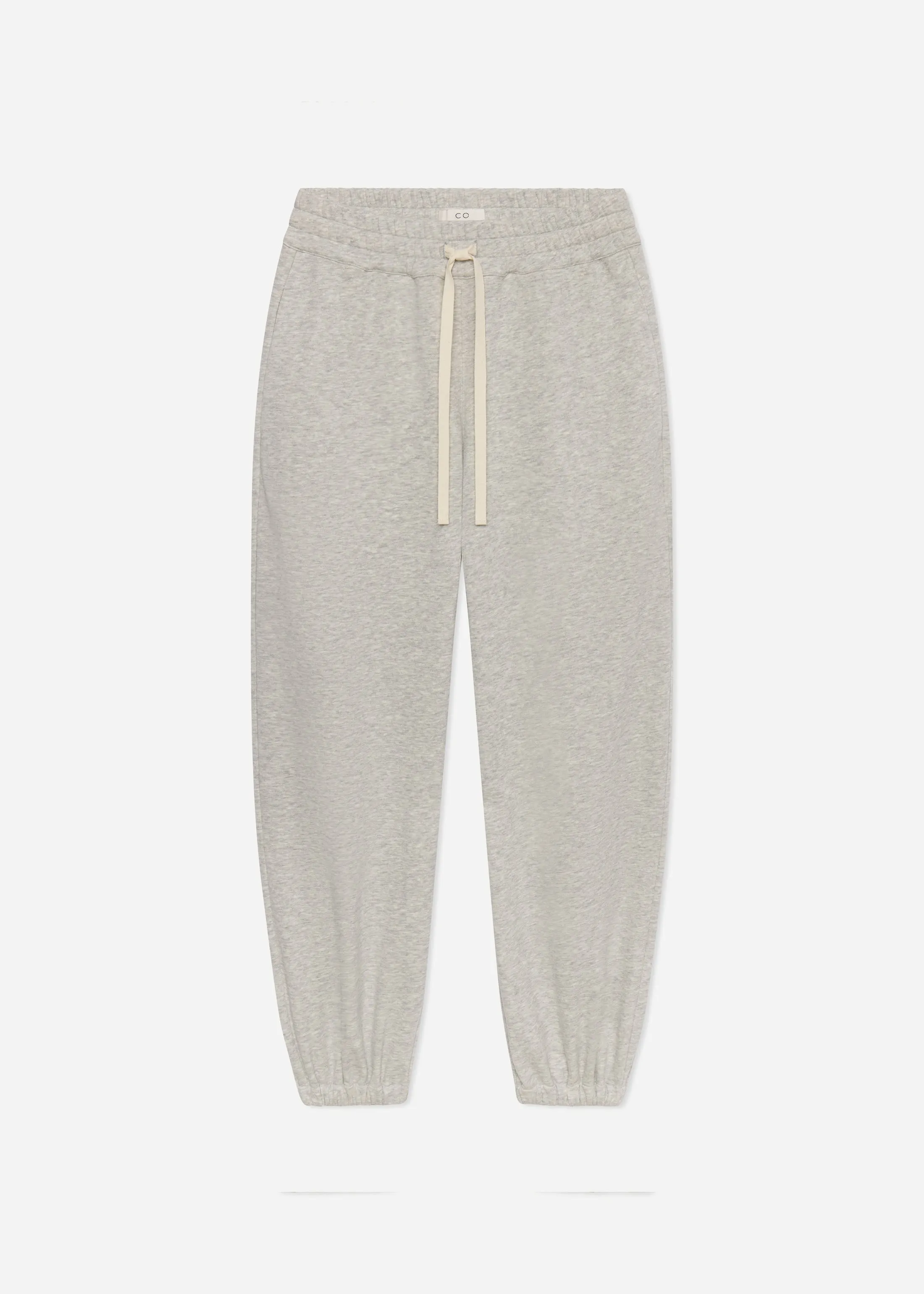 Stretch Jogger in Scuba Jersey - Heather Grey sold by CO product image thumbnail 4