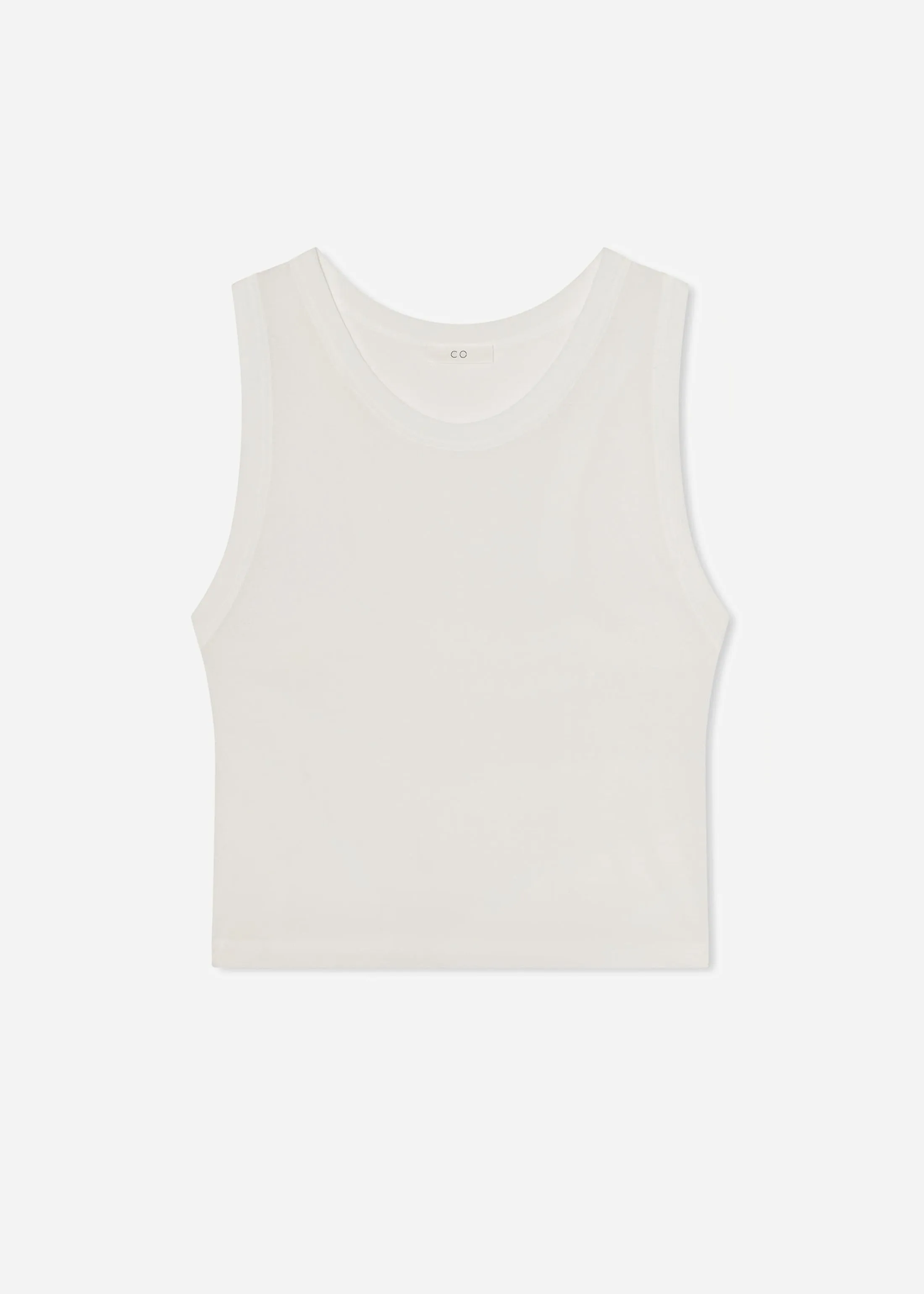 Loose Tank in Slub Jersey - White sold by CO product image thumbnail 4