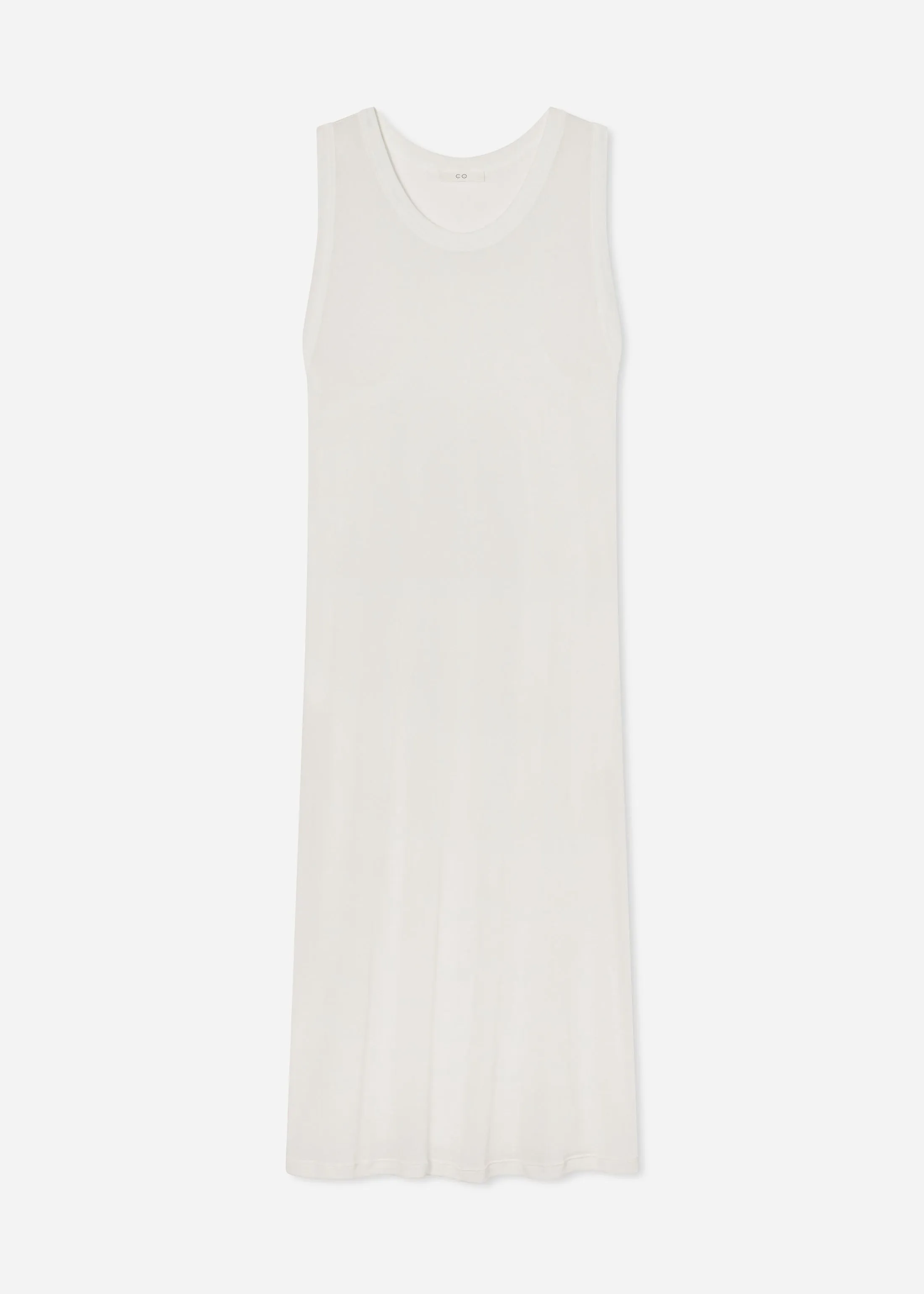 Tank Dress in Slub Jersey - Ivory sold by CO product image thumbnail 4