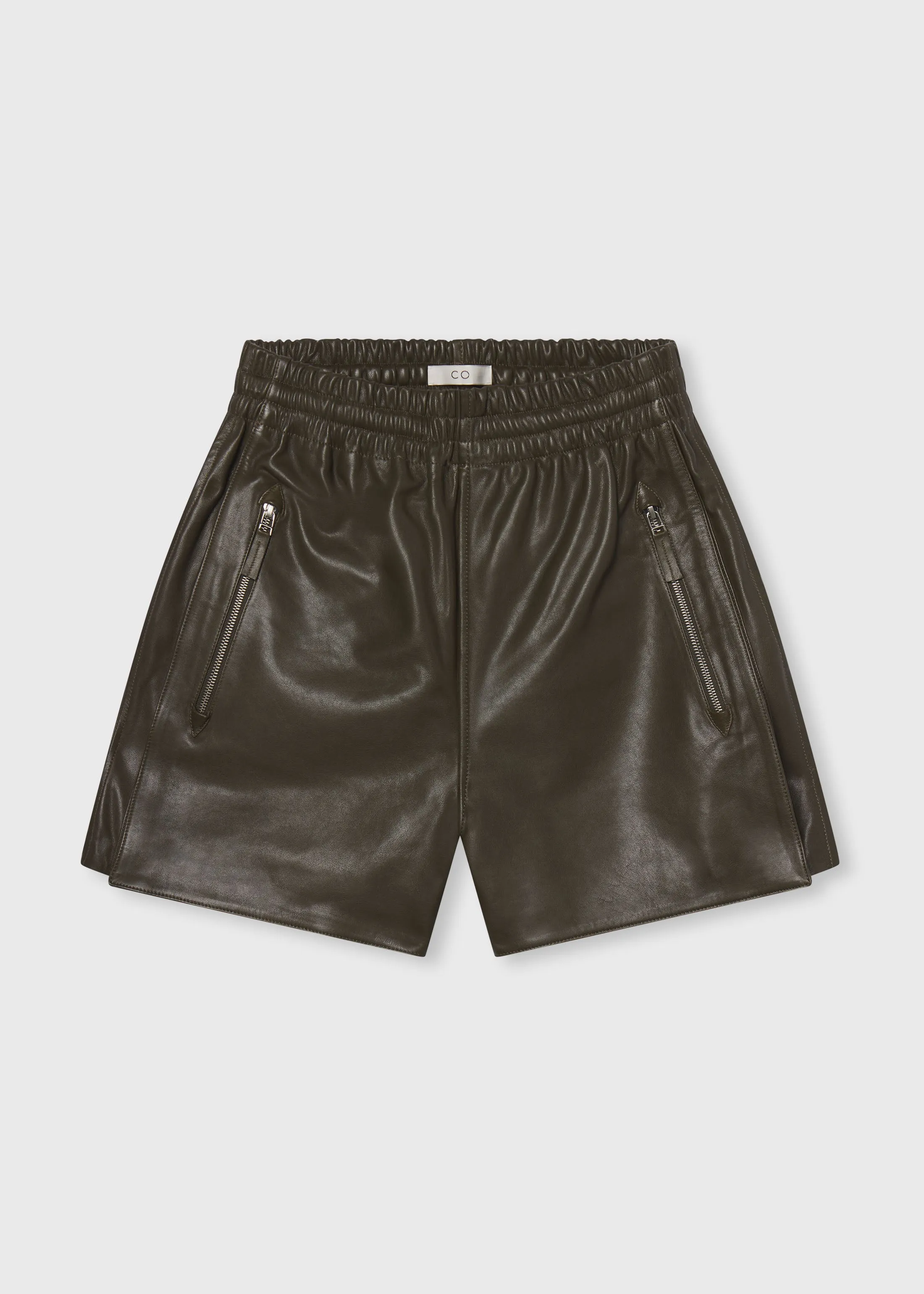 Combat Short in Leather - Olive sold by CO product image thumbnail 5