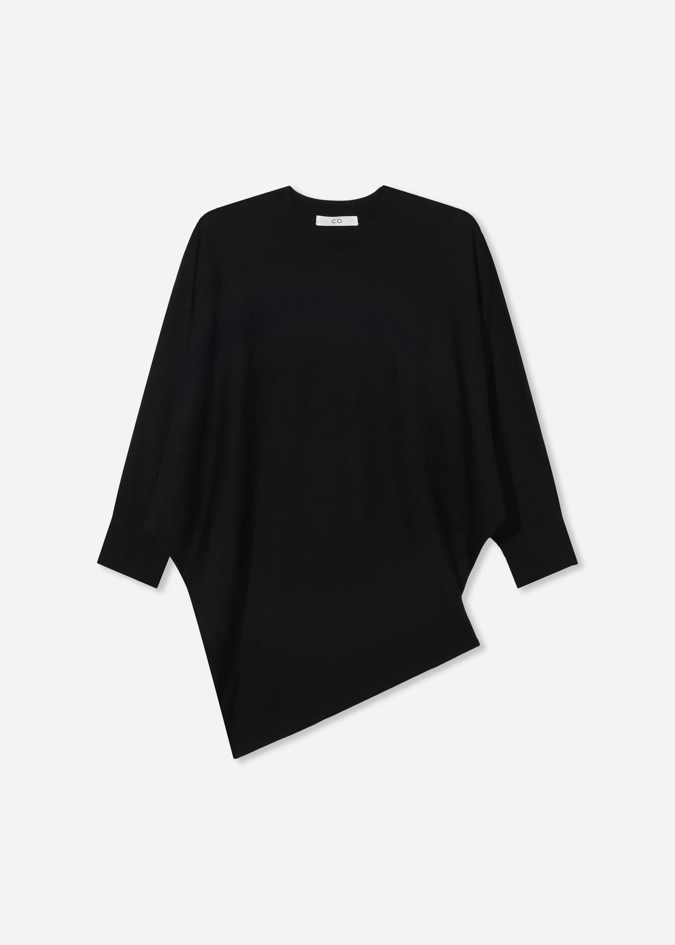 Draped Knit Top in Fine Cashmere - Black sold by CO product image thumbnail 4