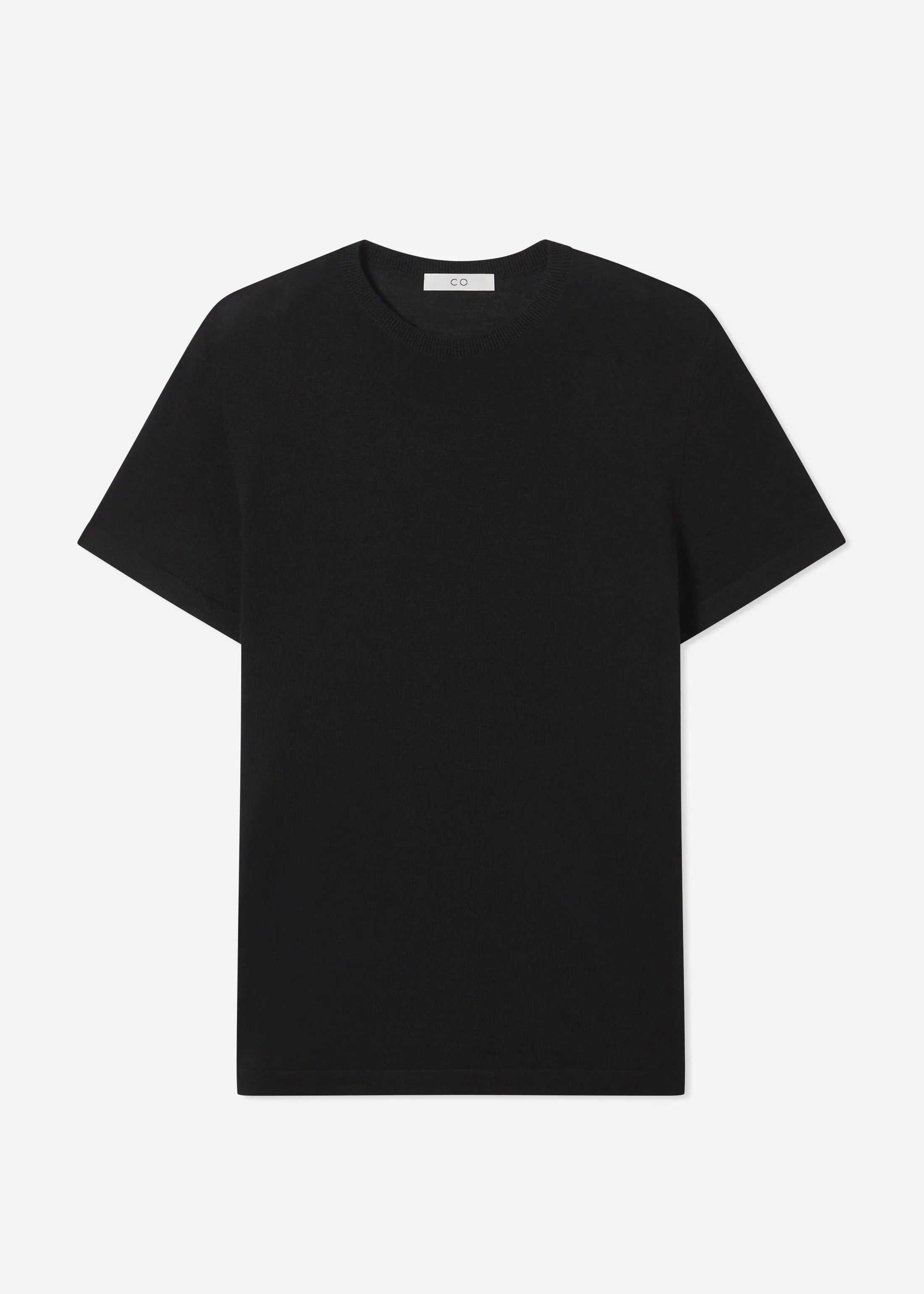 T-Shirt in Fine Cashmere - Black sold by CO product image thumbnail 3