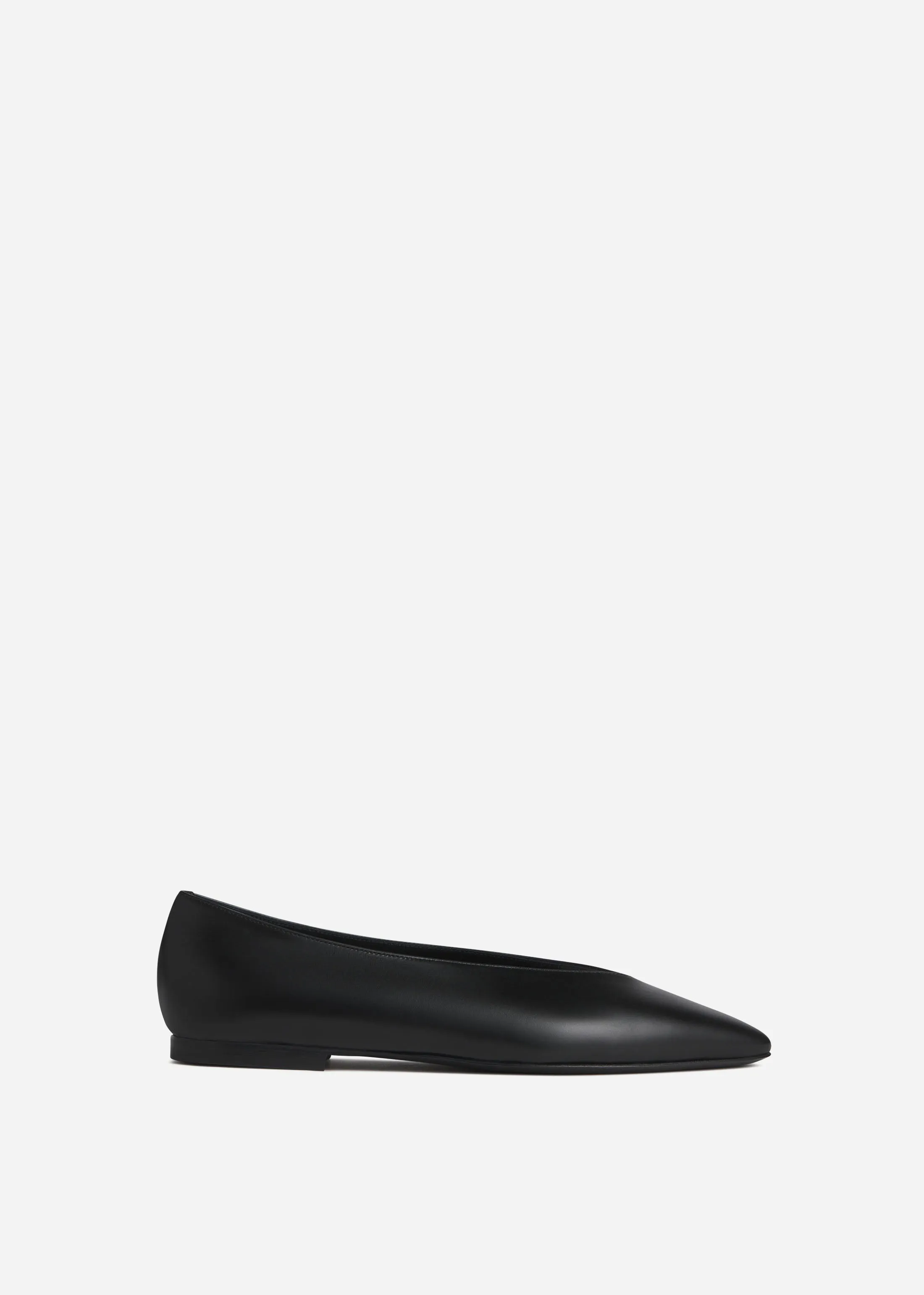 Pointed Ballerina Flat in Black sold by CO