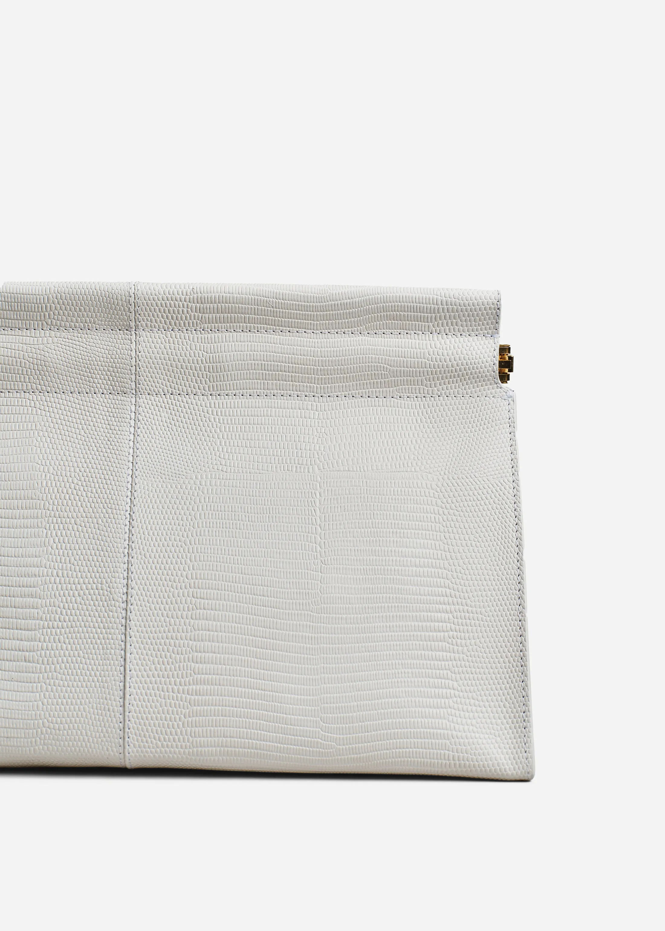 Large Leather Clutch - Ivory sold by CO product image thumbnail 3