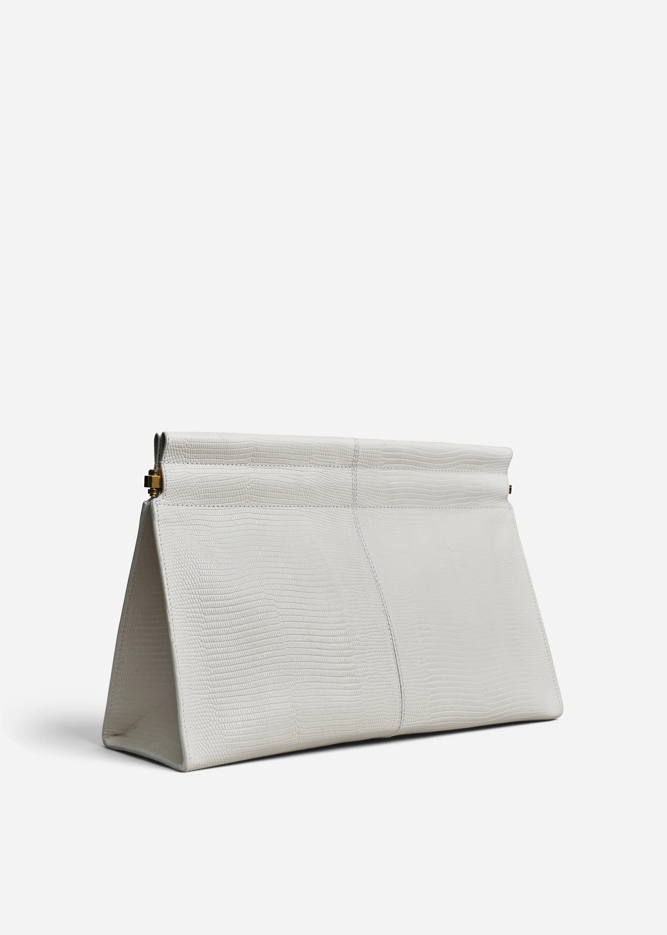 Large Leather Clutch - Ivory sold by CO product image thumbnail 2