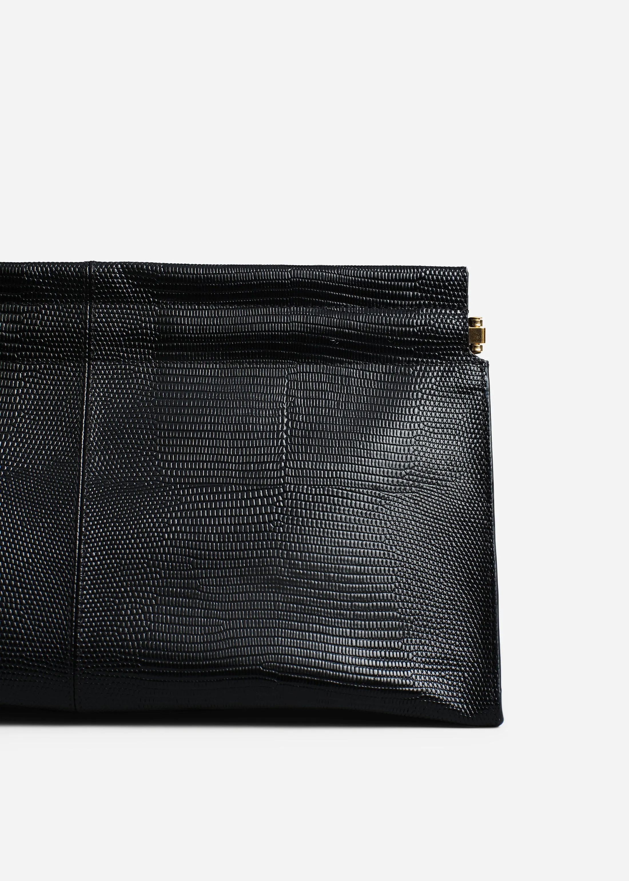 Large Leather Clutch in Black sold by CO product image thumbnail 3