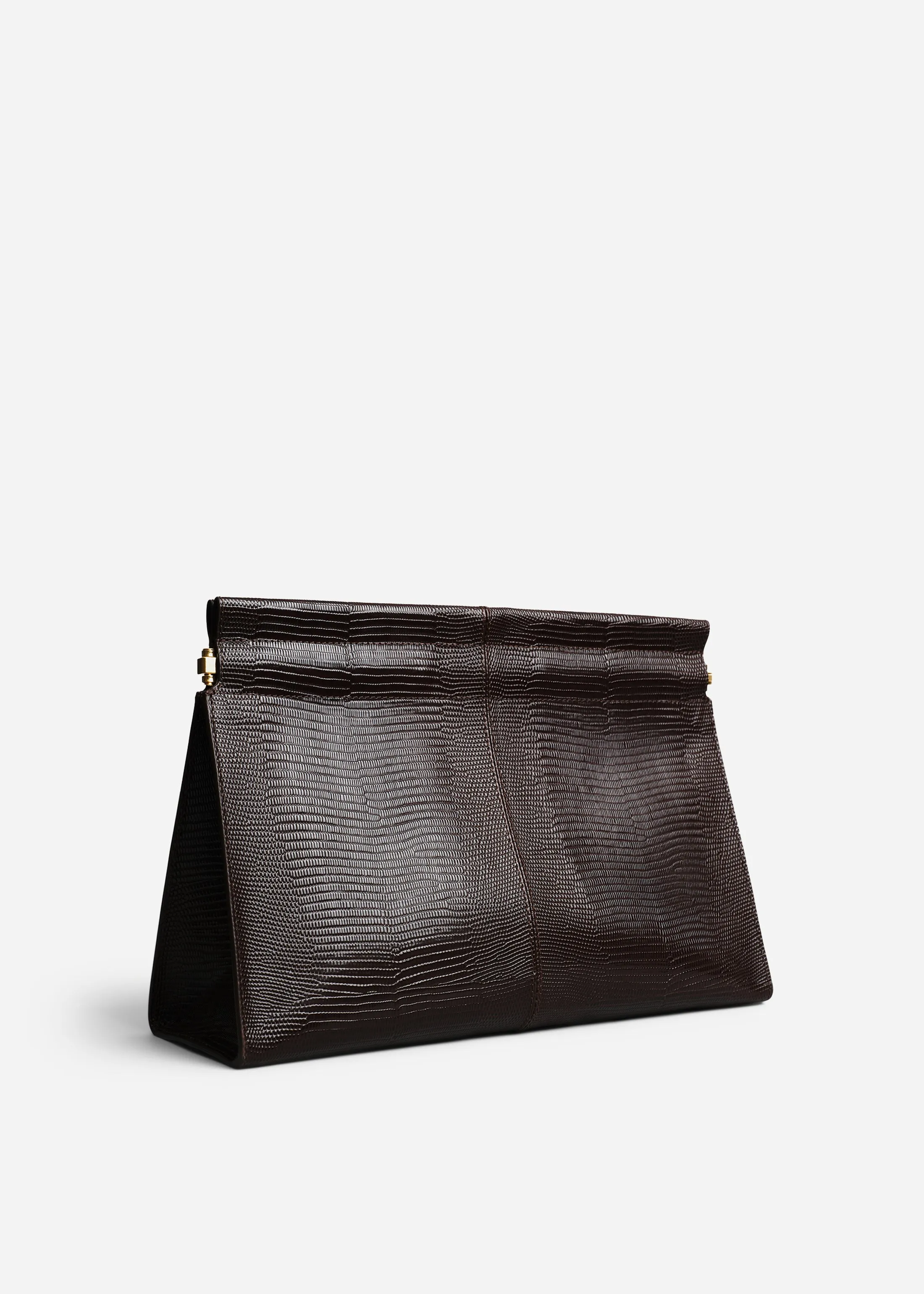 Large Leather Clutch - Espresso sold by CO product image thumbnail 2