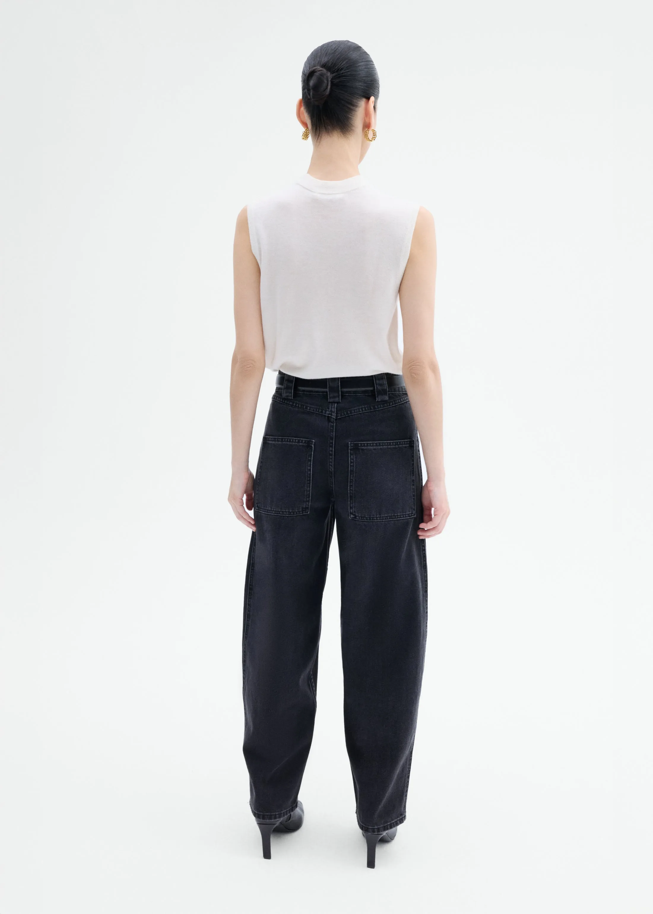 Denim Patch Pocket Jean - Black sold by CO product image thumbnail 3