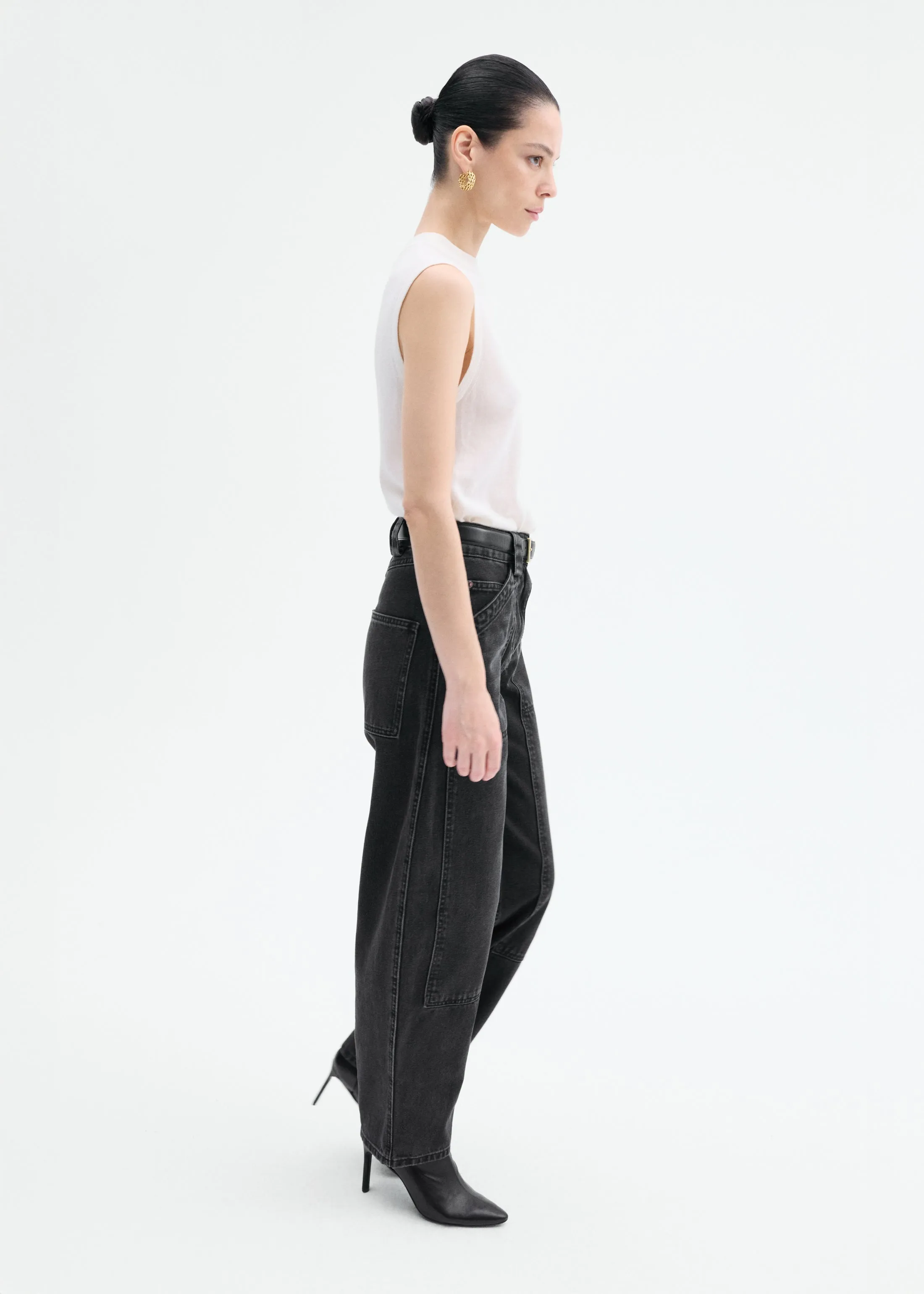 Denim Patch Pocket Jean - Black sold by CO product image thumbnail 2