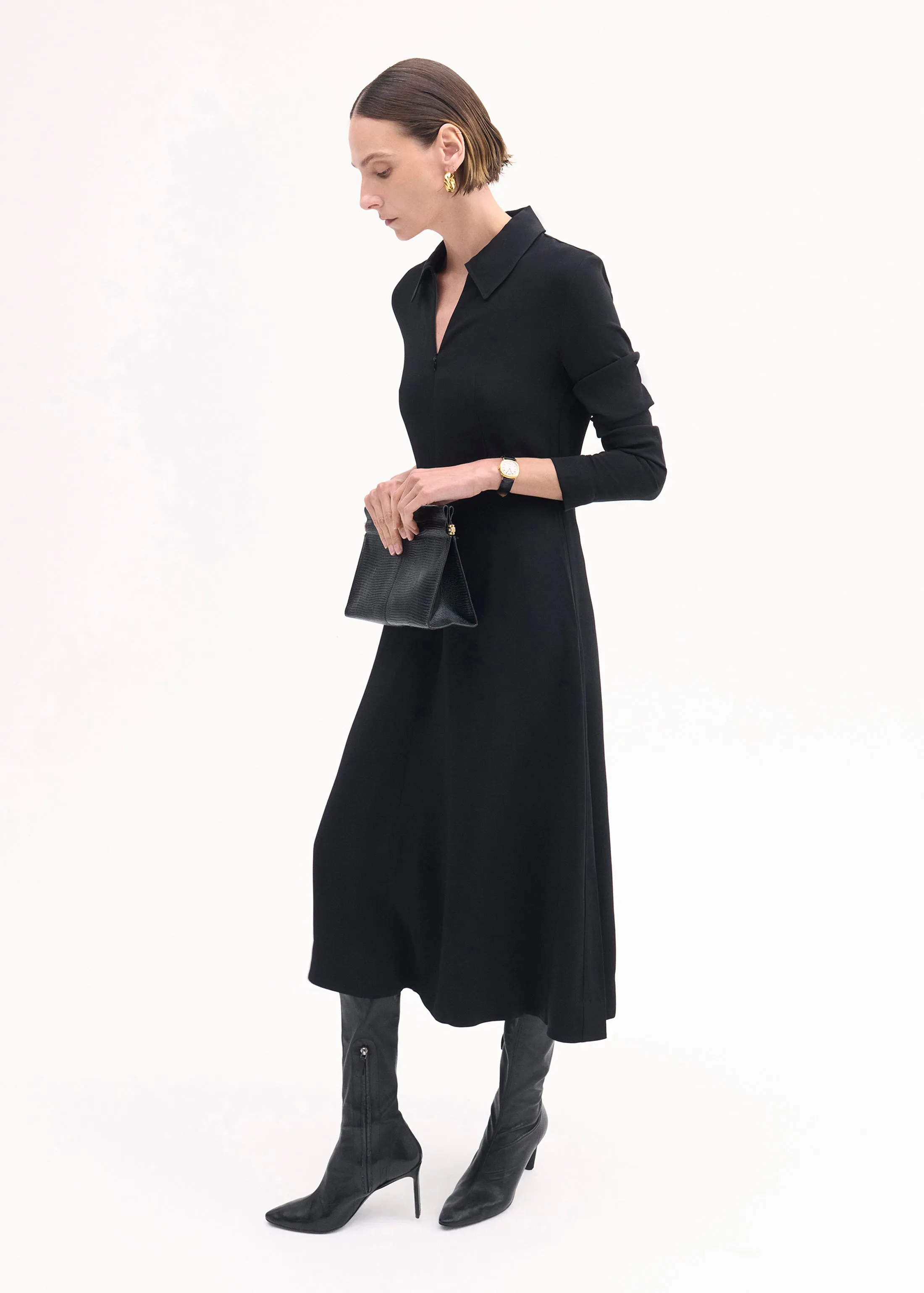 Small Leather Clutch - Black sold by CO product image thumbnail 4