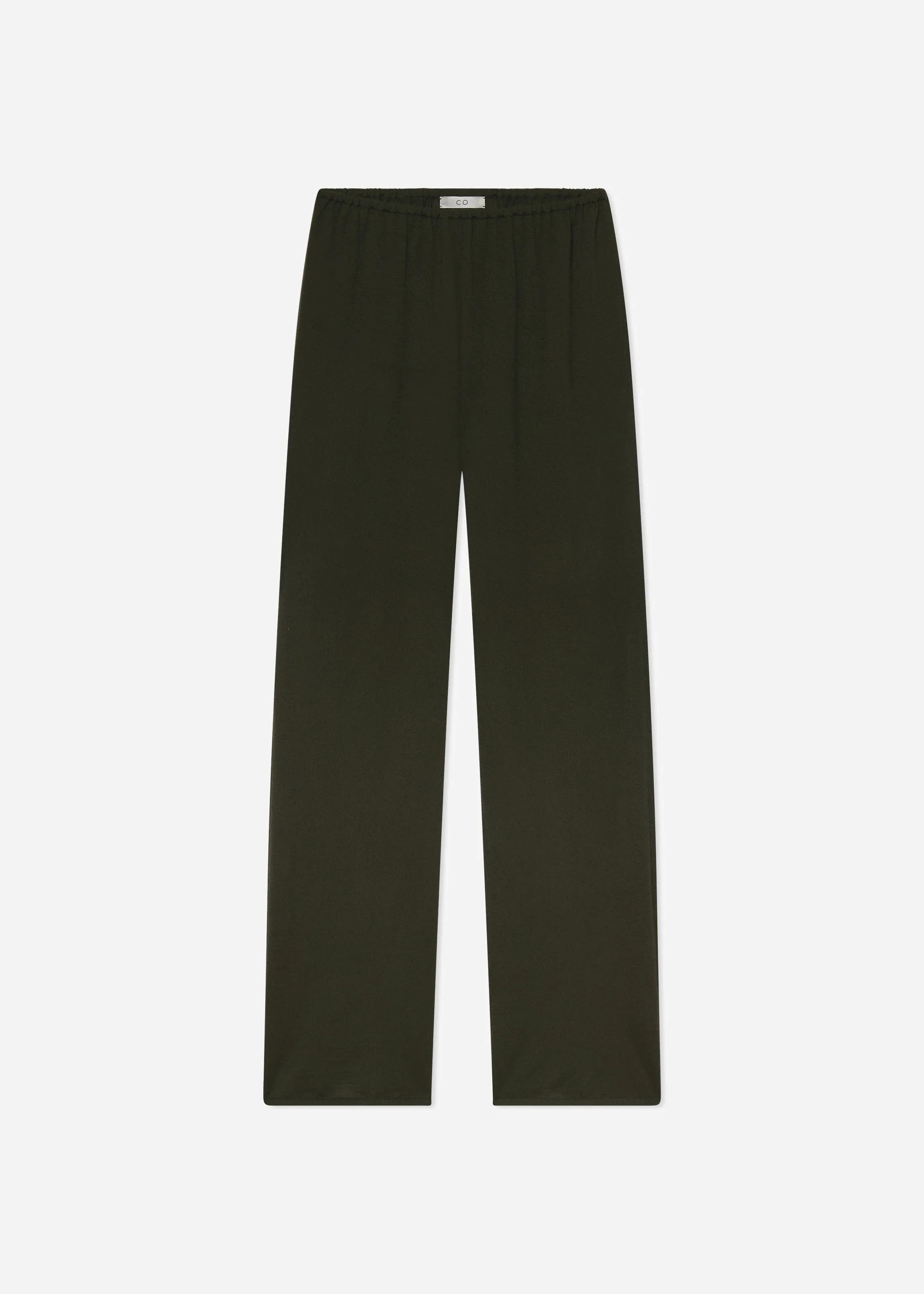 Pull Up Pant in Fine Cashmere – Olive sold by CO product image thumbnail 2