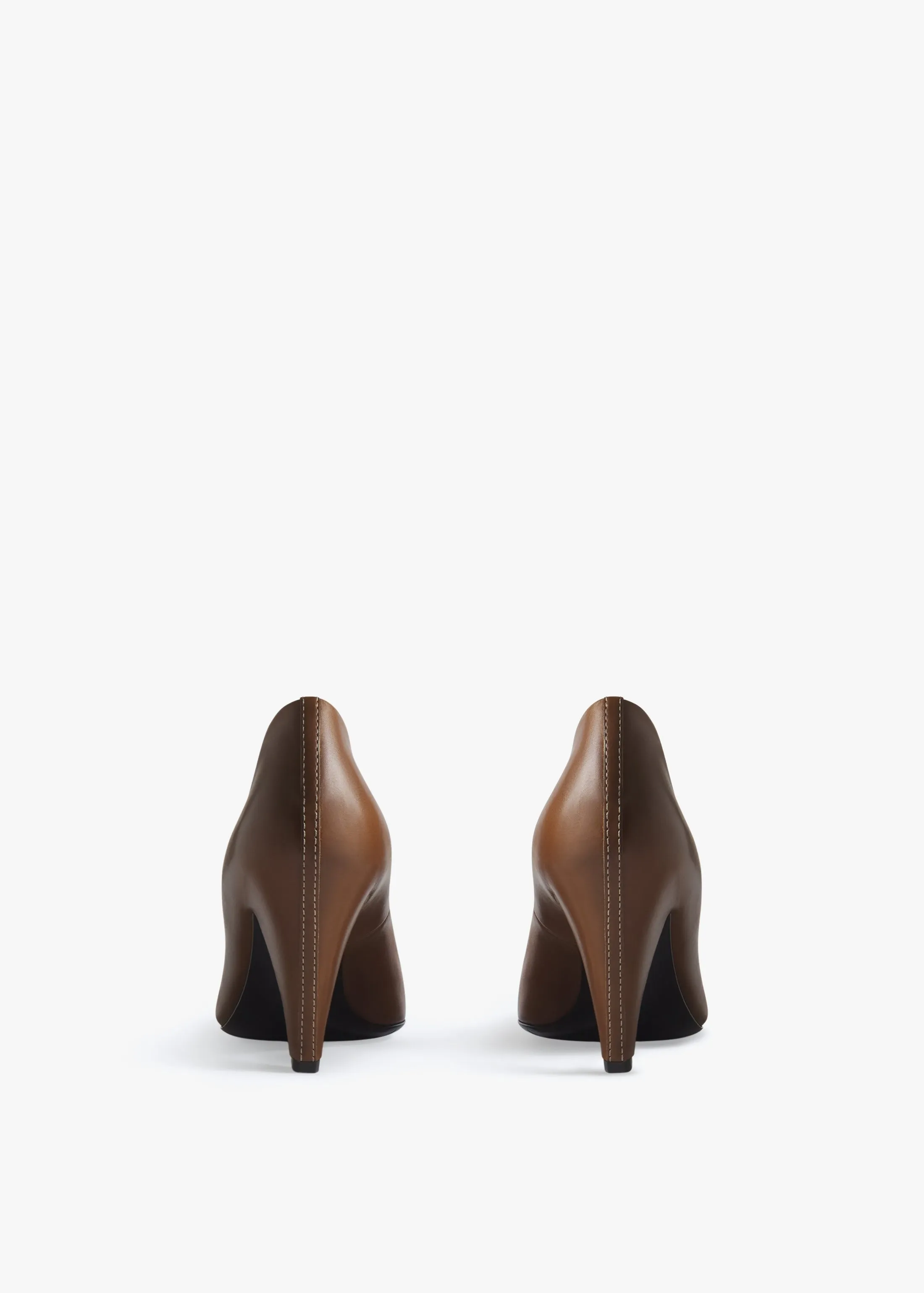 Back Seam Heel in Calf Skin Leather - Cognac sold by CO product image thumbnail 3