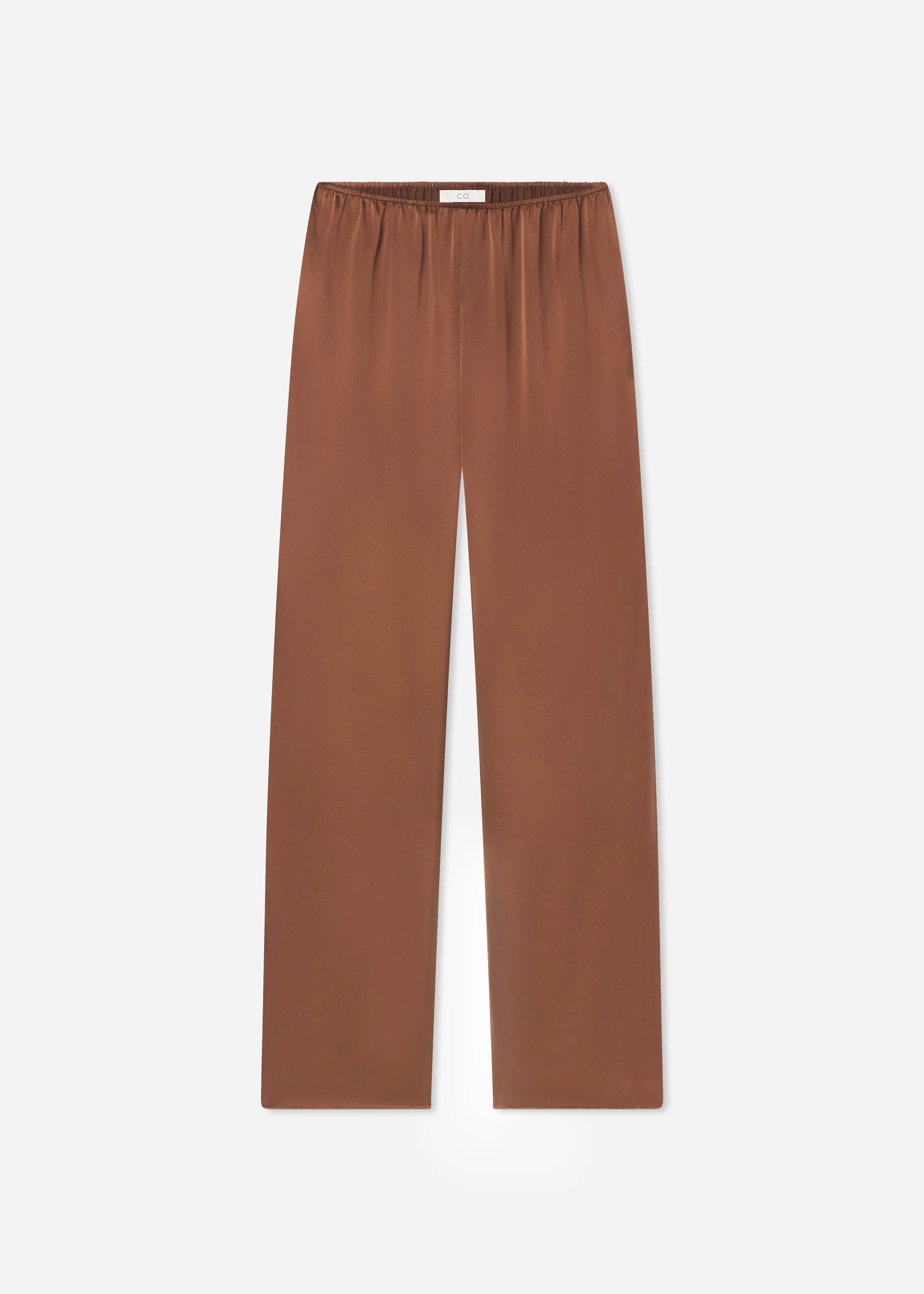 Elastic Waist Pant in Silk - Chocolate sold by CO product image thumbnail 4