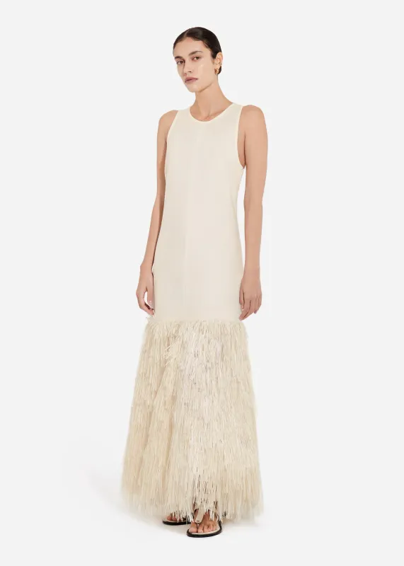 Fringe Dress - Pearl sold by CO