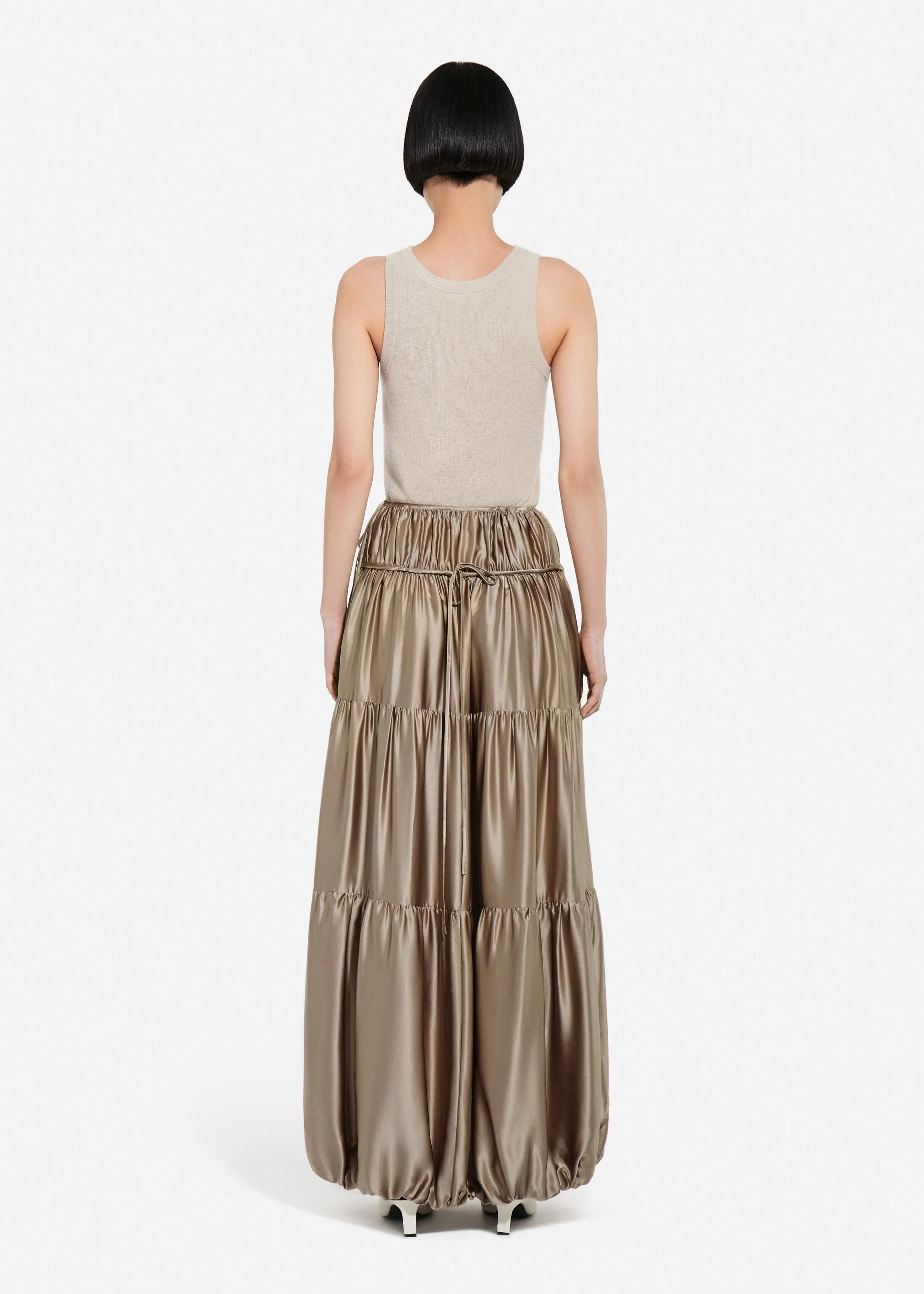 Tank Top in Fine Cashmere - Chestnut sold by CO product image thumbnail 4