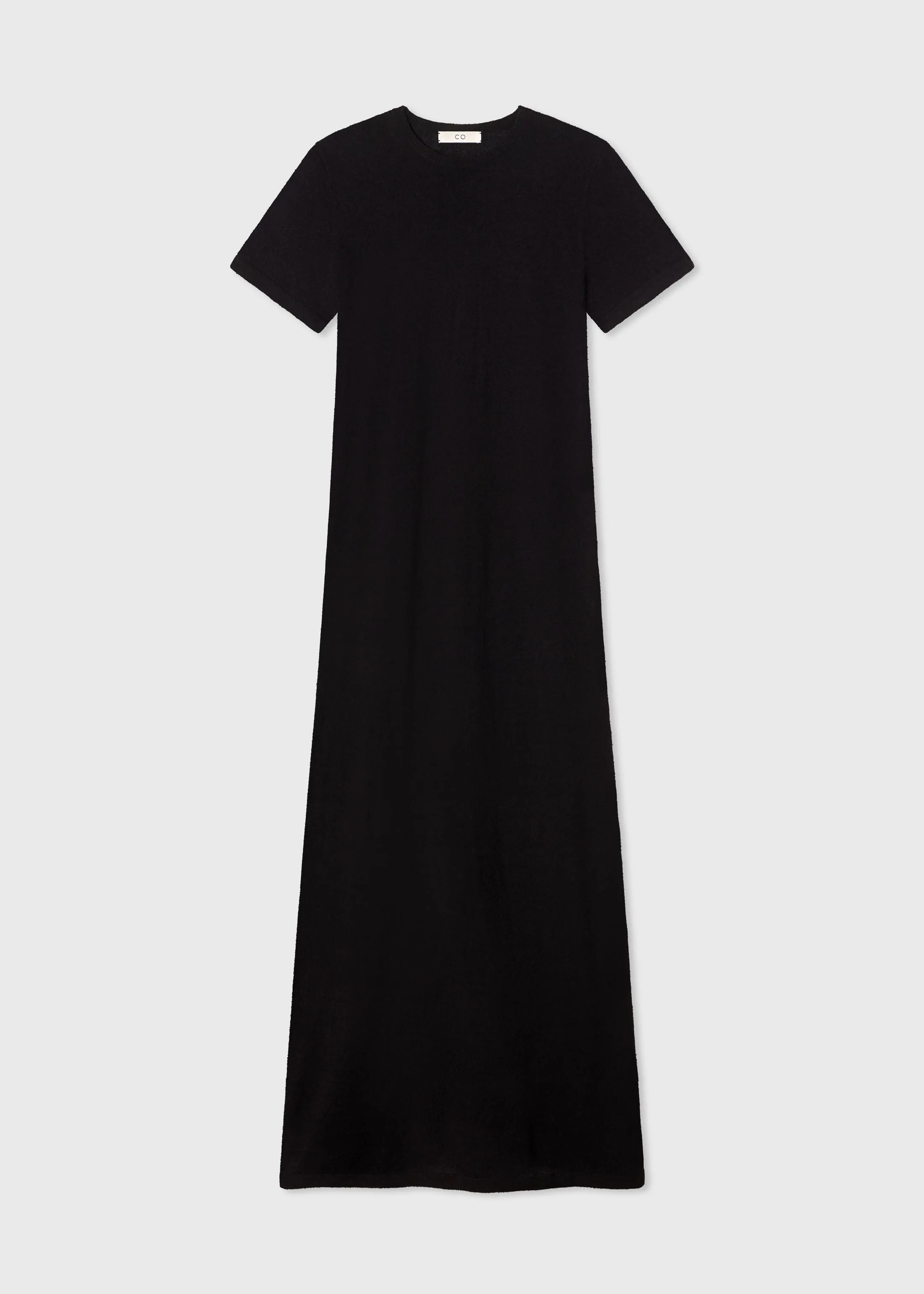 T-Shirt Dress in Silk Linen - Black sold by CO product image thumbnail 5