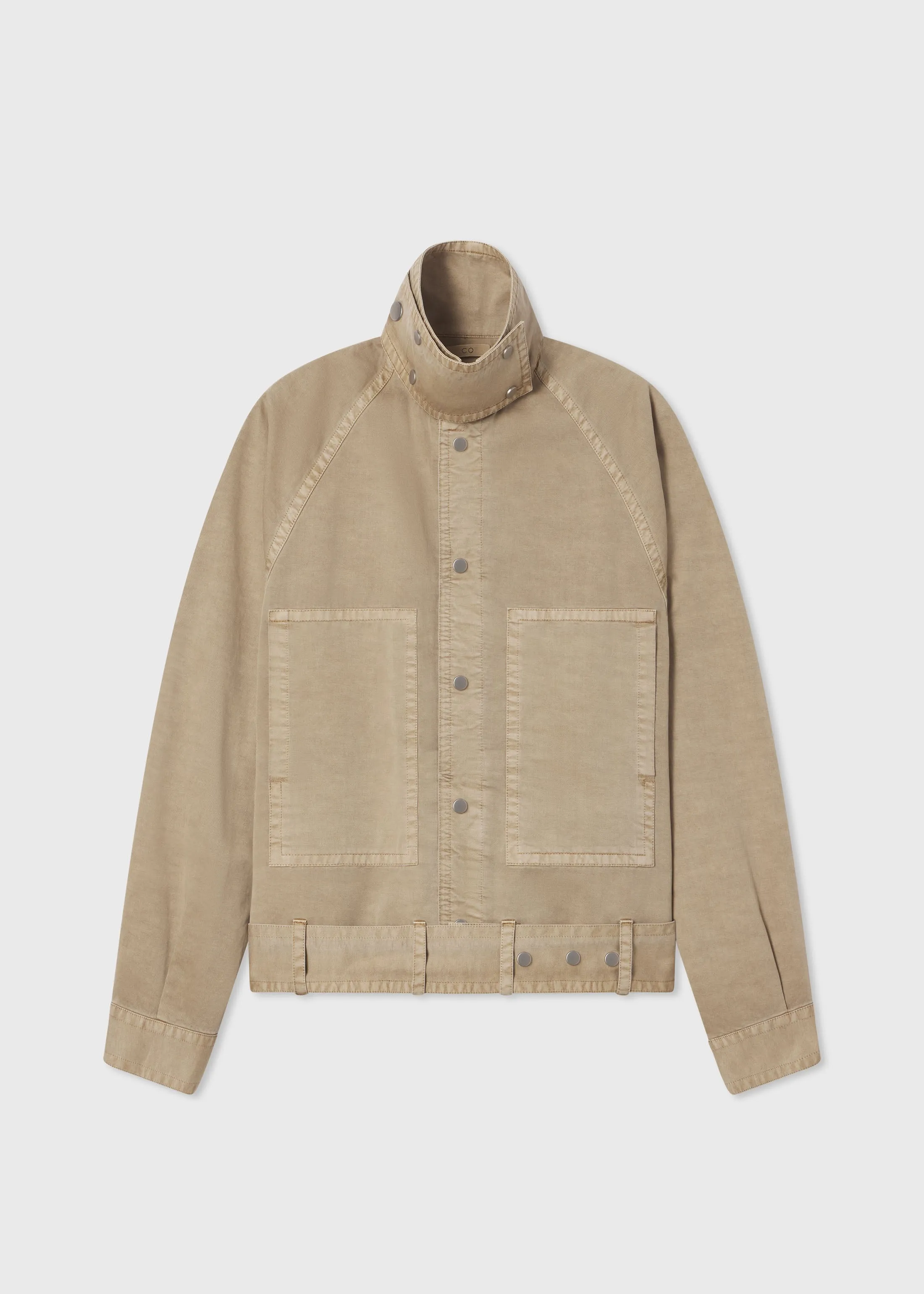 Raglan Workwear Bomber in Cotton - Chestnut sold by CO product image thumbnail 5