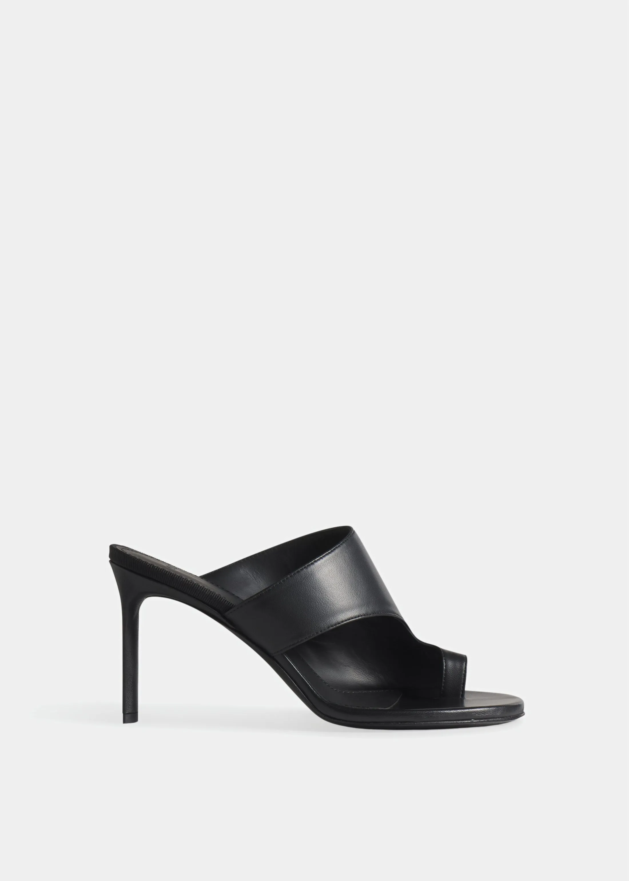 Split Toe Sandal Heel - Black sold by CO