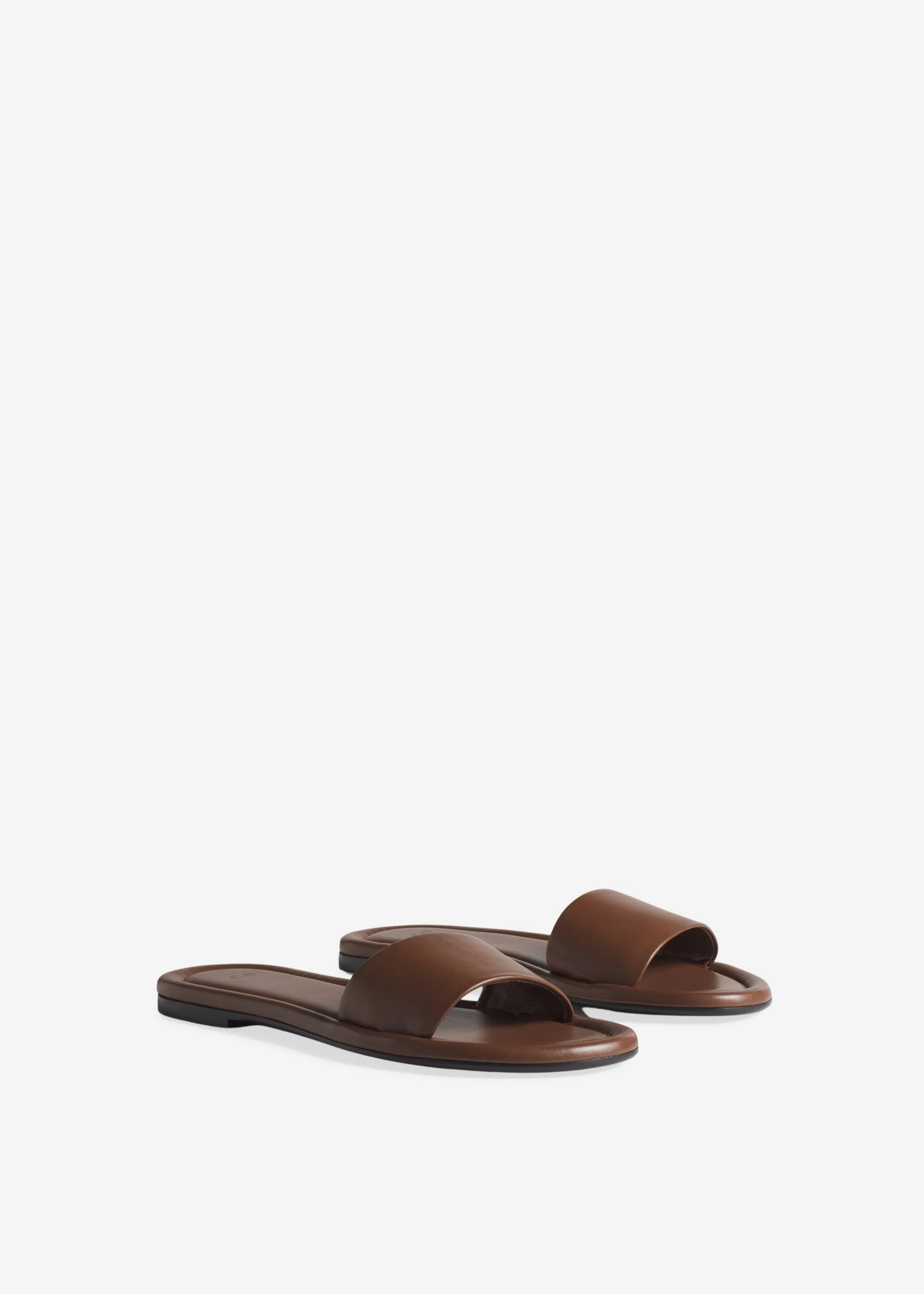 Slide Sandal in Leather - Cognac sold by CO product image thumbnail 2