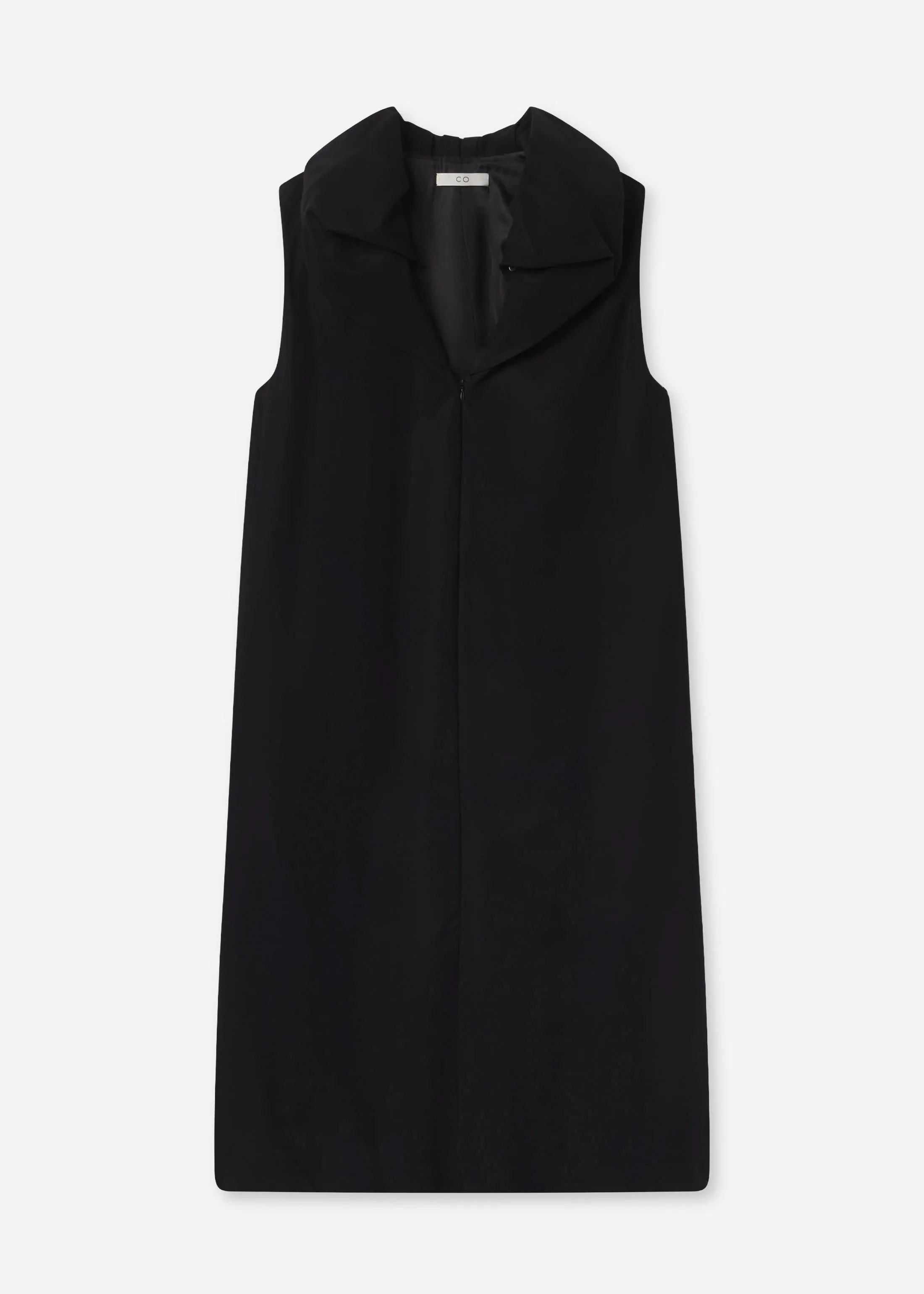 Cloud Collar Tank Dress in Cotton - Black sold by CO product image thumbnail 4