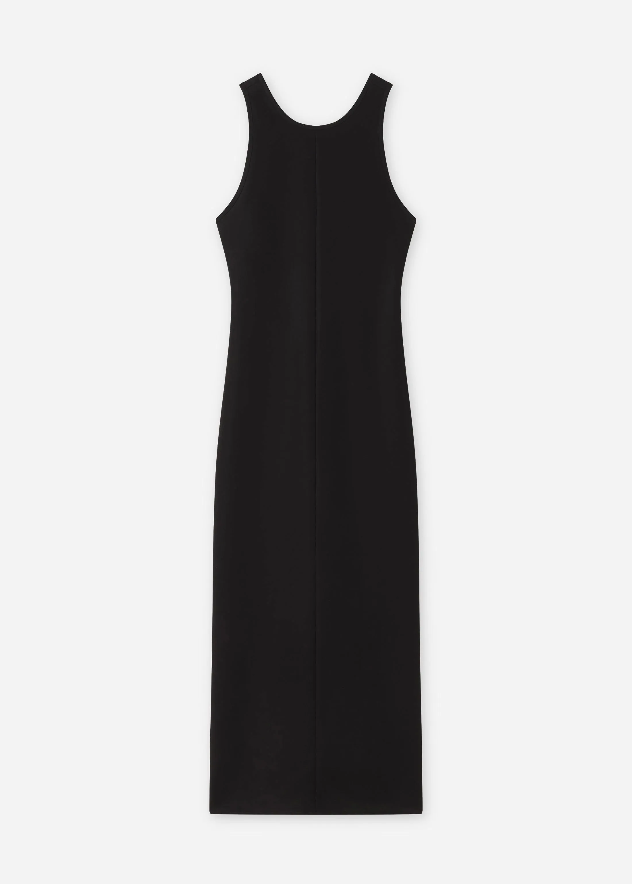 Racer Back Tank Dress in Cotton - Black sold by CO product image thumbnail 4