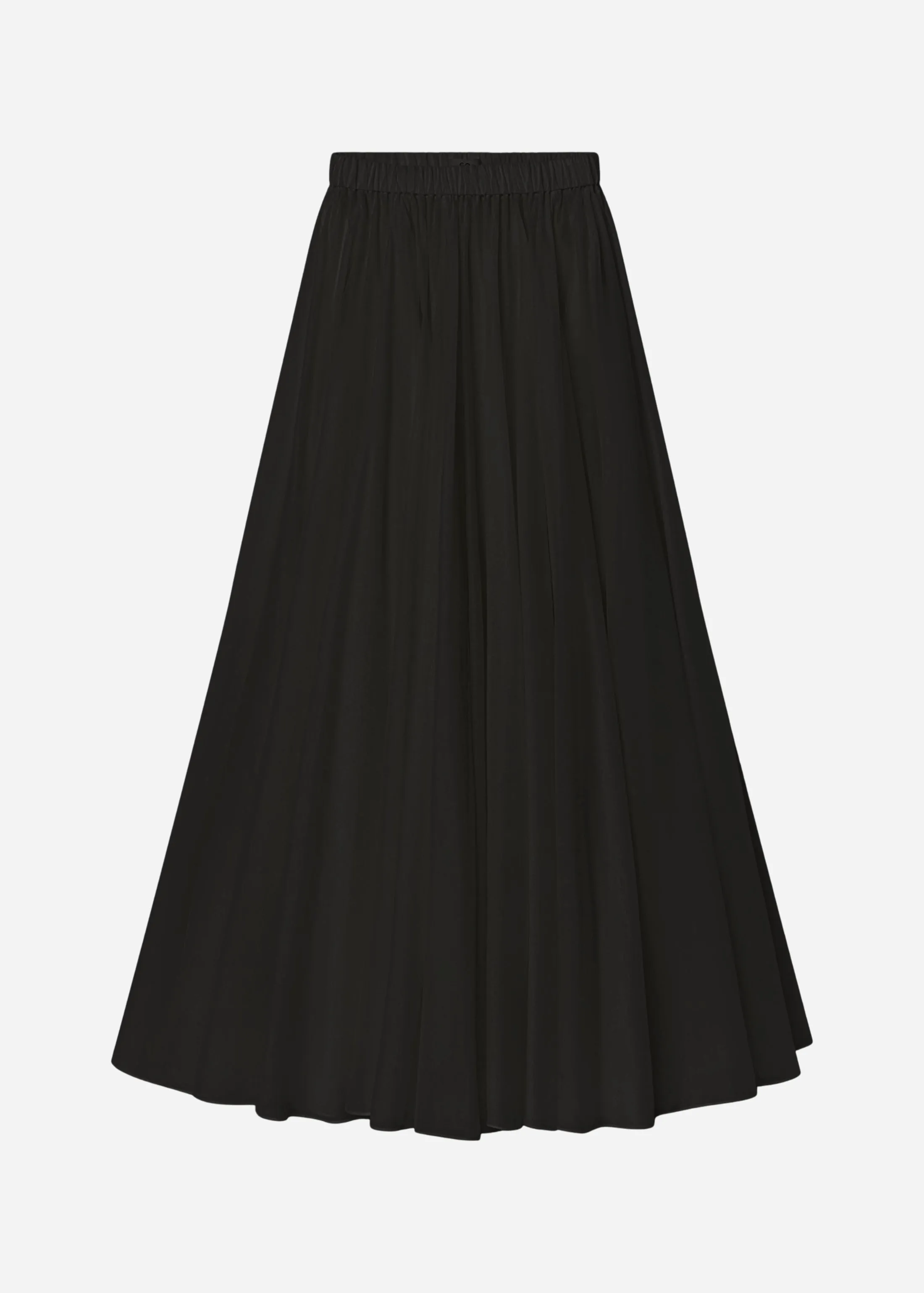 Crinoline Double Layer Skirt in Cotton Silk Voile - Black sold by CO product image thumbnail 5