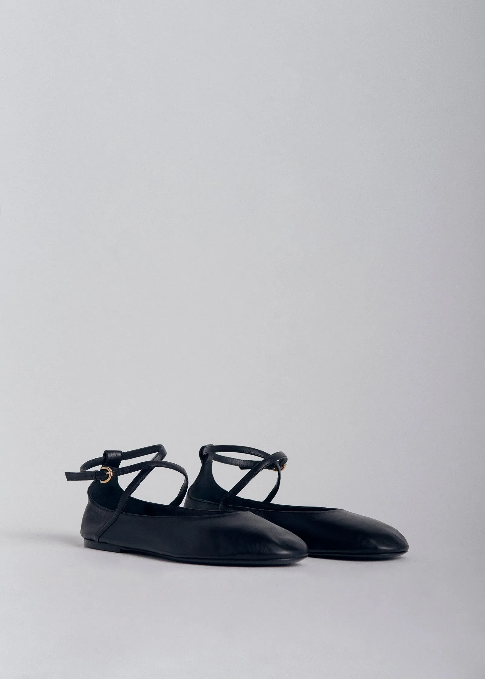Round Toe Ballerina Flat in Black sold by CO product image thumbnail 2